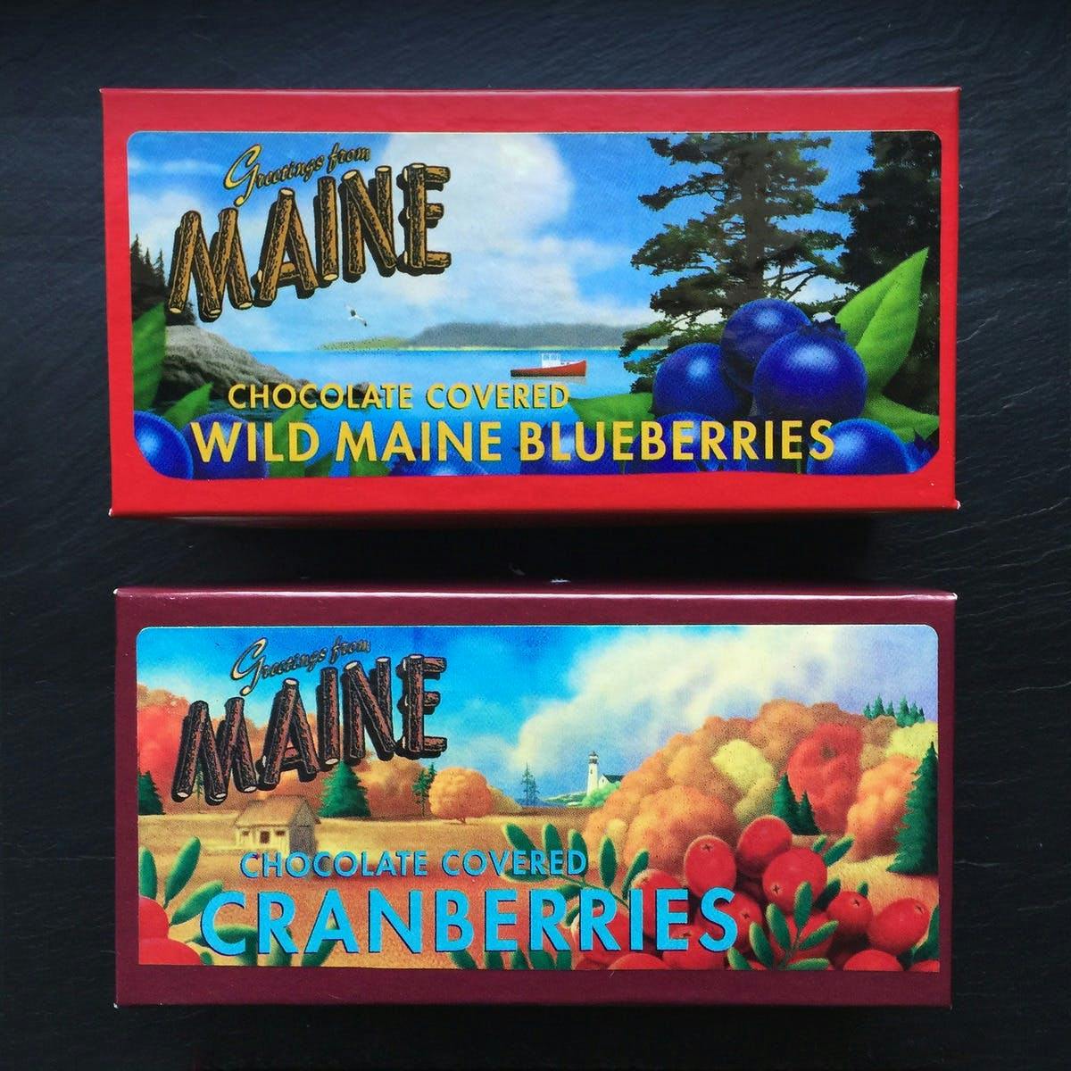 Chocolate Covered Blueberries and Cranberries by Wilbur's of Maine Chocolate Confections - Alternate image 1