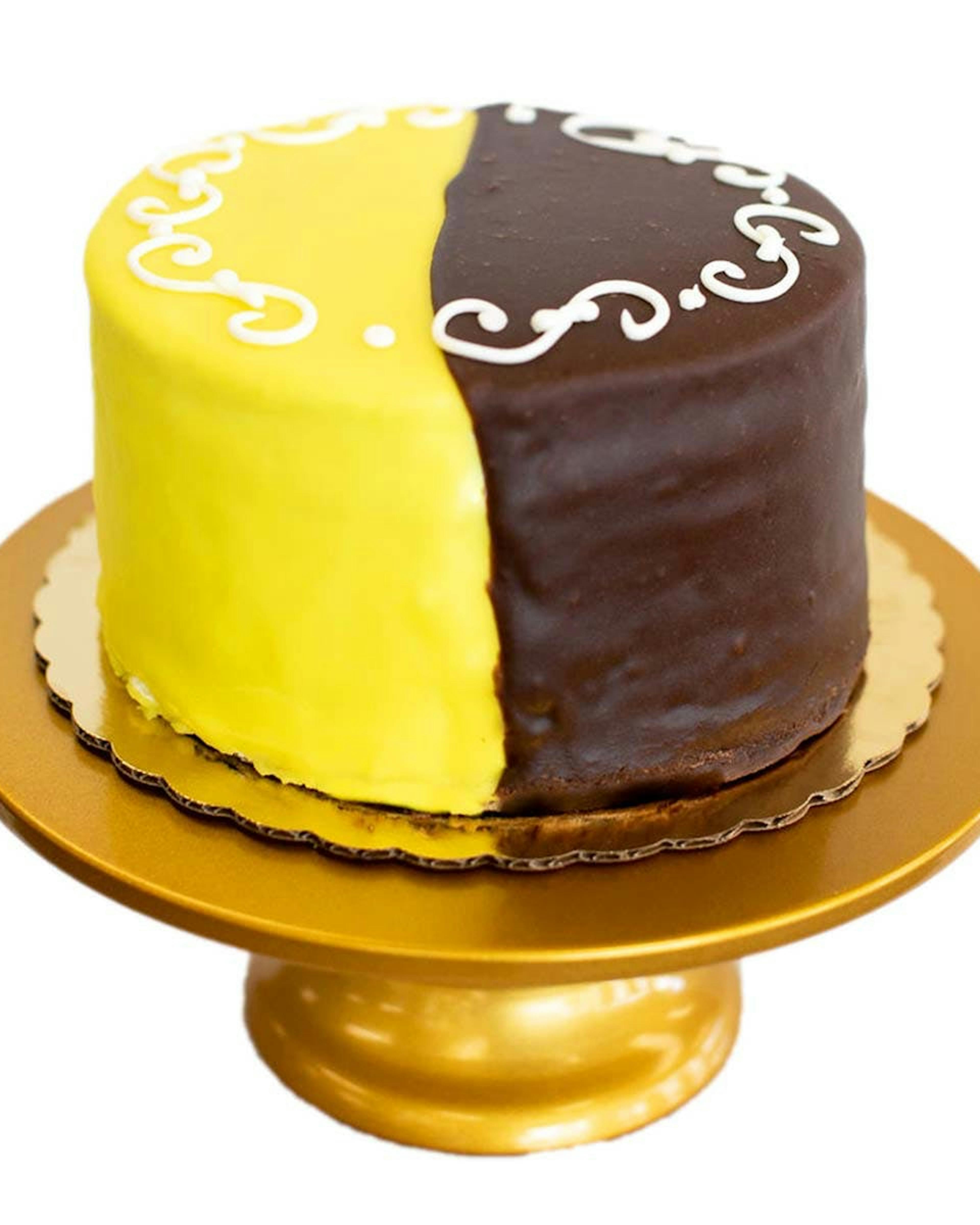 The Half/Half Doberge Cake