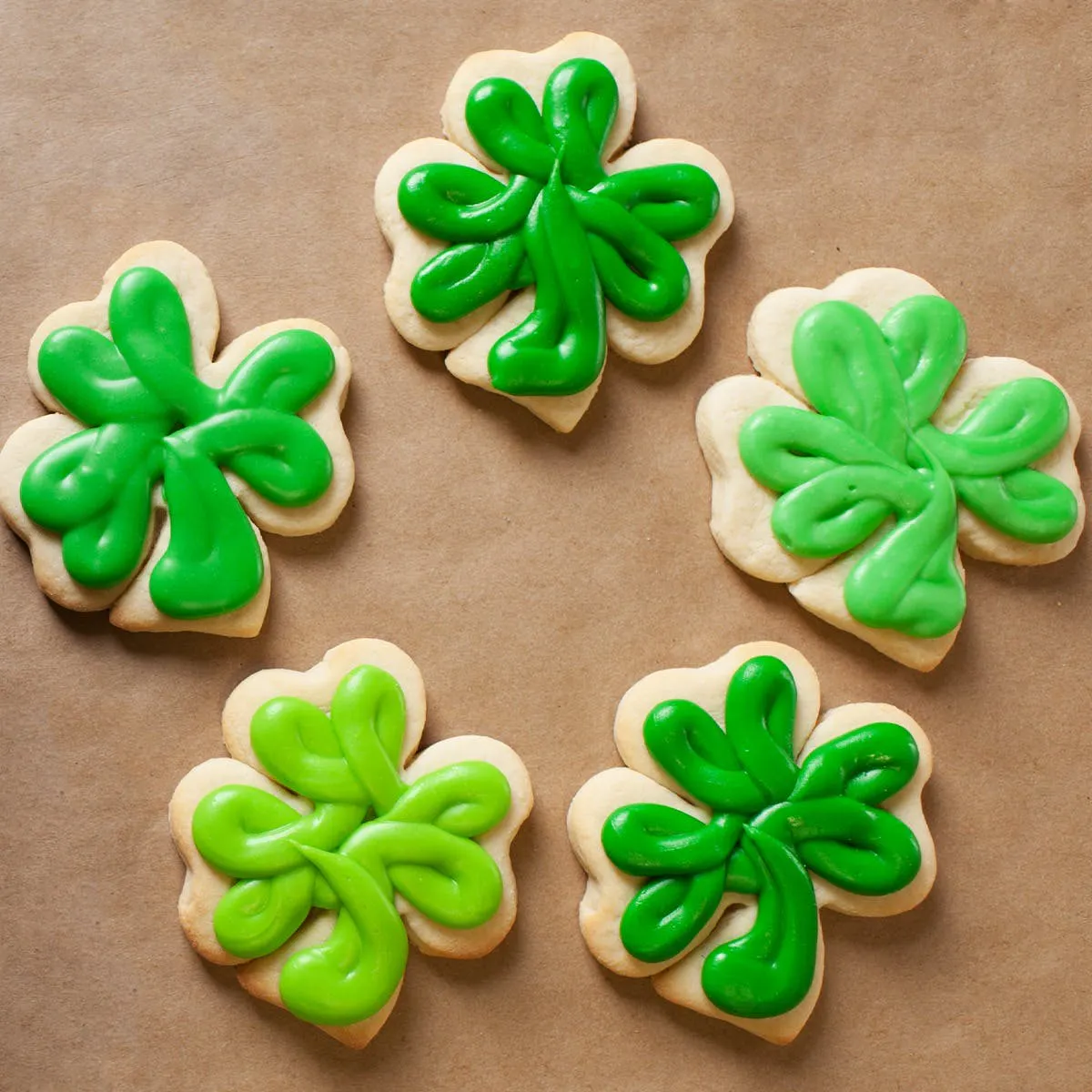 Daisy + Shamrock Sugar Cookies - 10 Pack by Elle's Belles Bakery - Alternate image 2