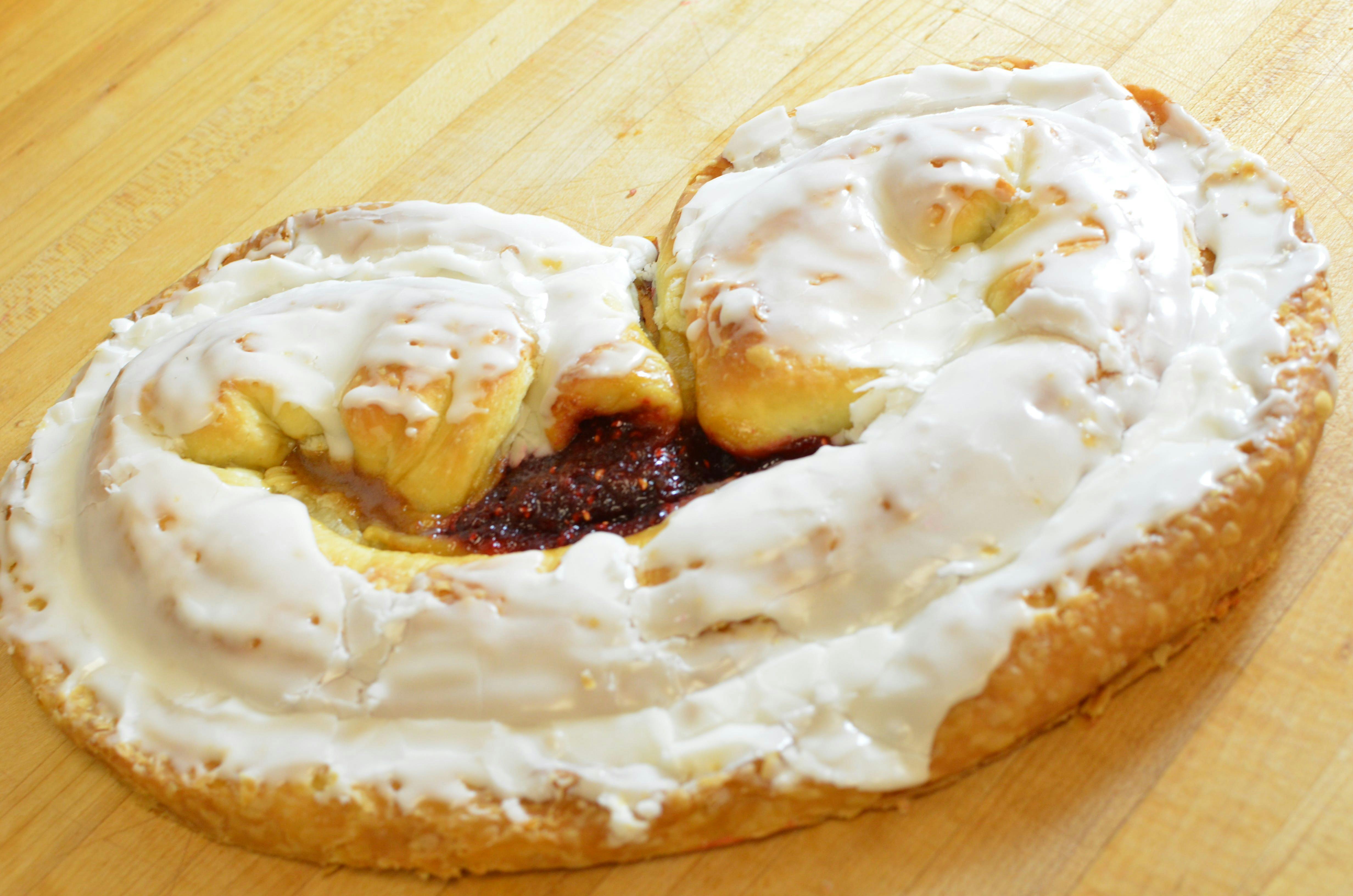 Raspberry Kringle - 2 Pack by Uncle Mike's Bake Shoppe - Alternate image 1