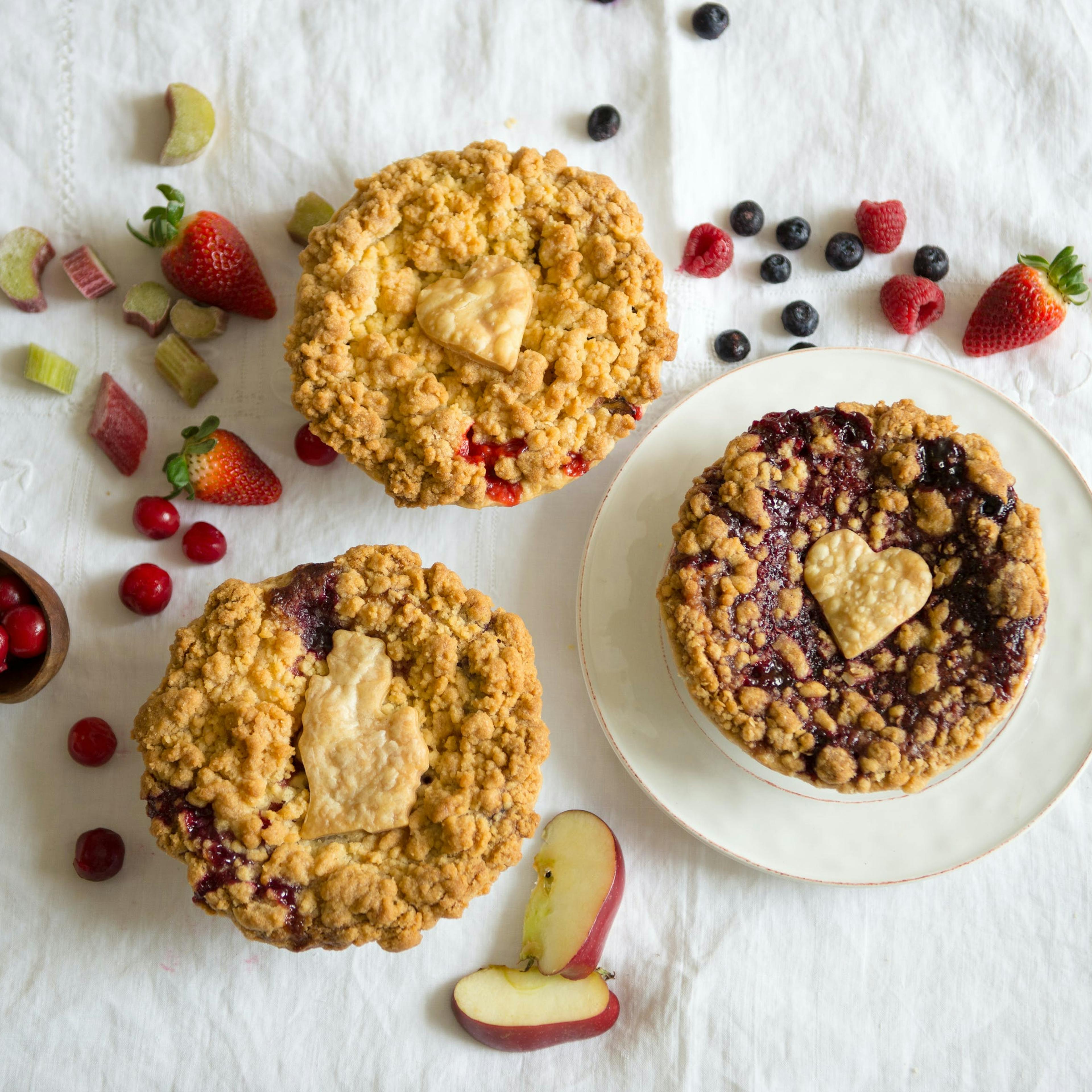 Mini Crumb Pie Sampler - 3 Pack by Grand Traverse Pie Company