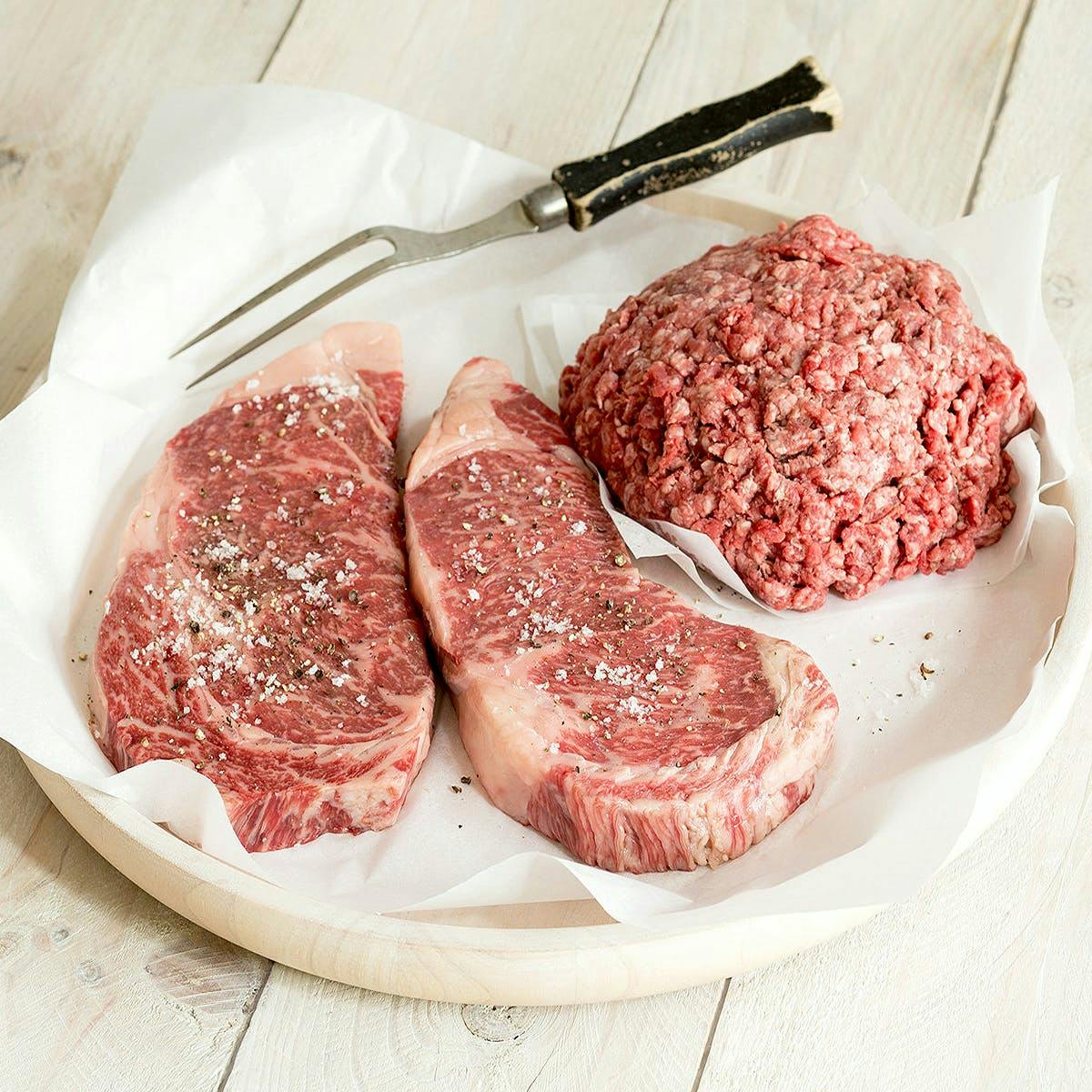 Wagyu Burgers + Steaks Grill Pack by Lone Mountain Wagyu