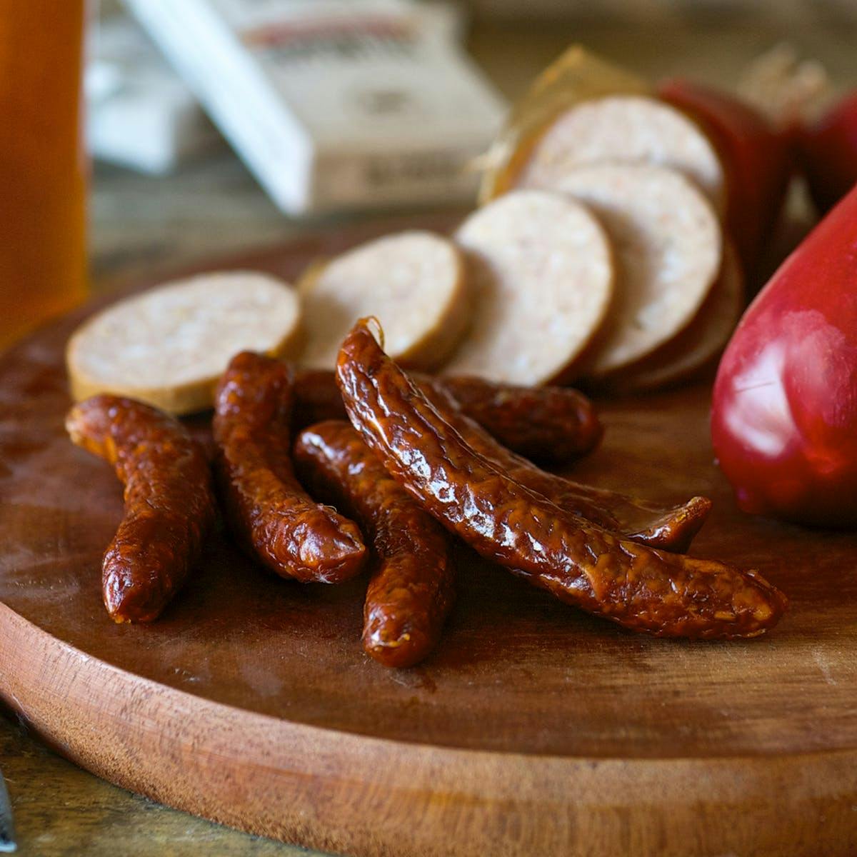Pepperette & Summer Sausage Pack with Red Gift Box by Olympia Provisions - Alternate image 1