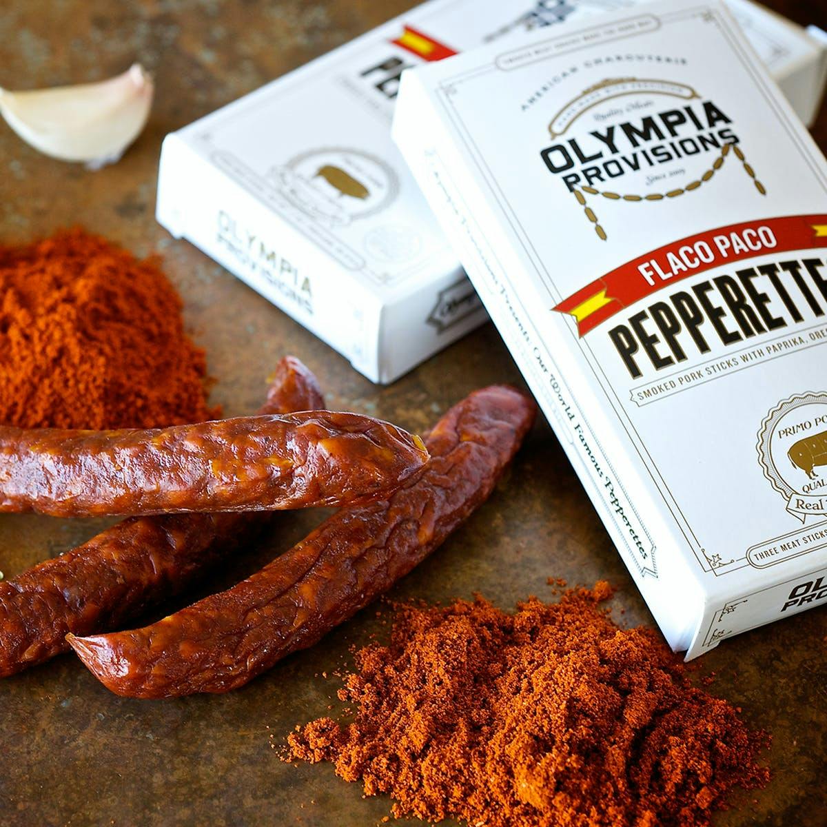 Pepperette & Summer Sausage Pack with Red Gift Box by Olympia Provisions - Alternate image 5