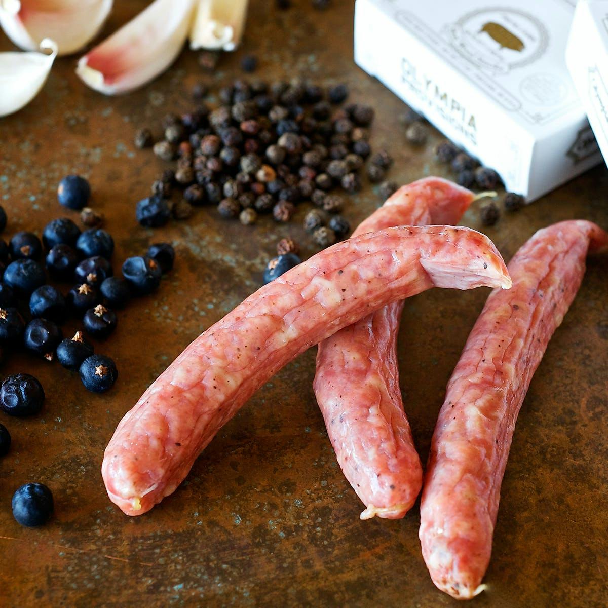 Pepperette & Summer Sausage Pack with Red Gift Box by Olympia Provisions - Alternate image 3