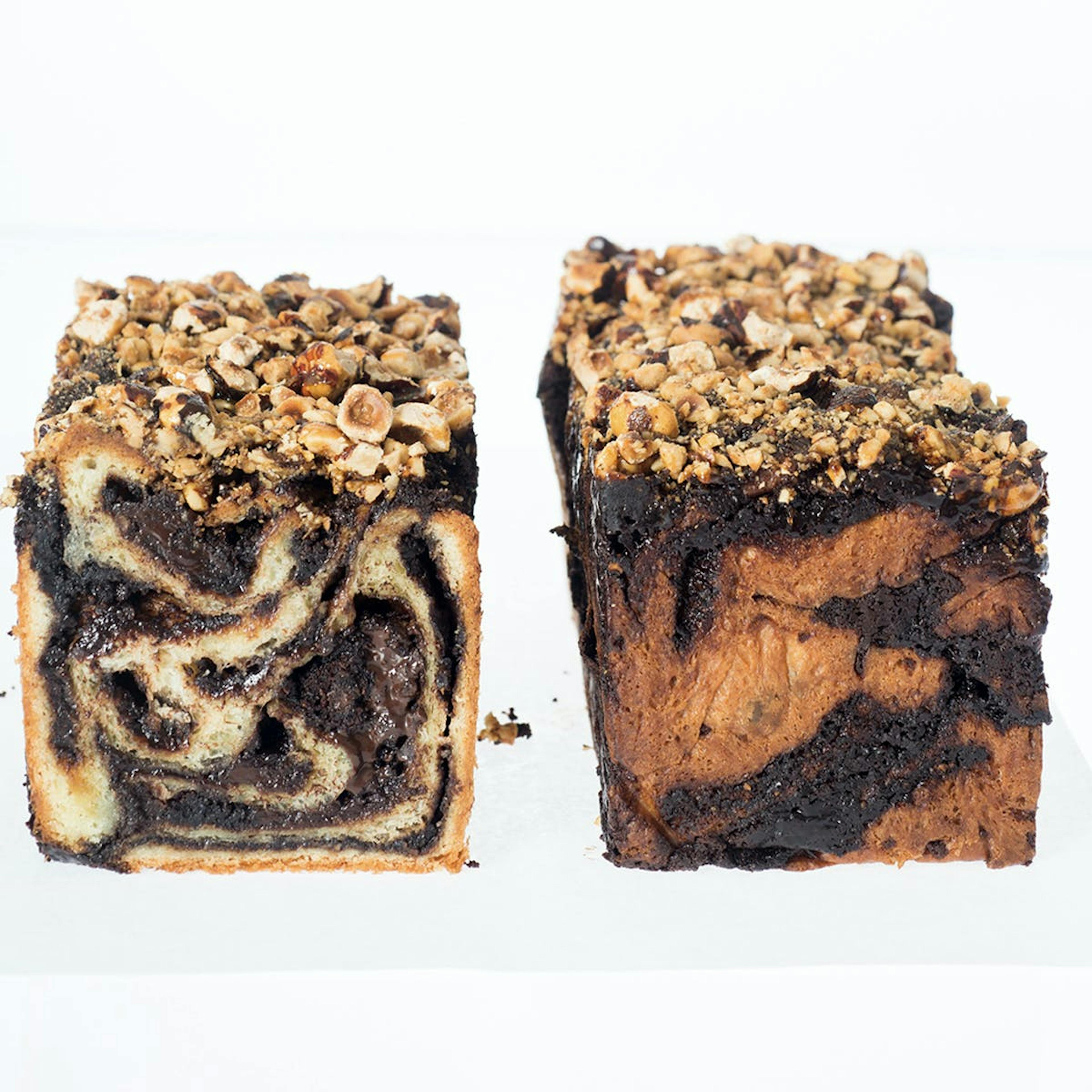 Chocolate Hazelnut Babka by Cake Monkey Bakery