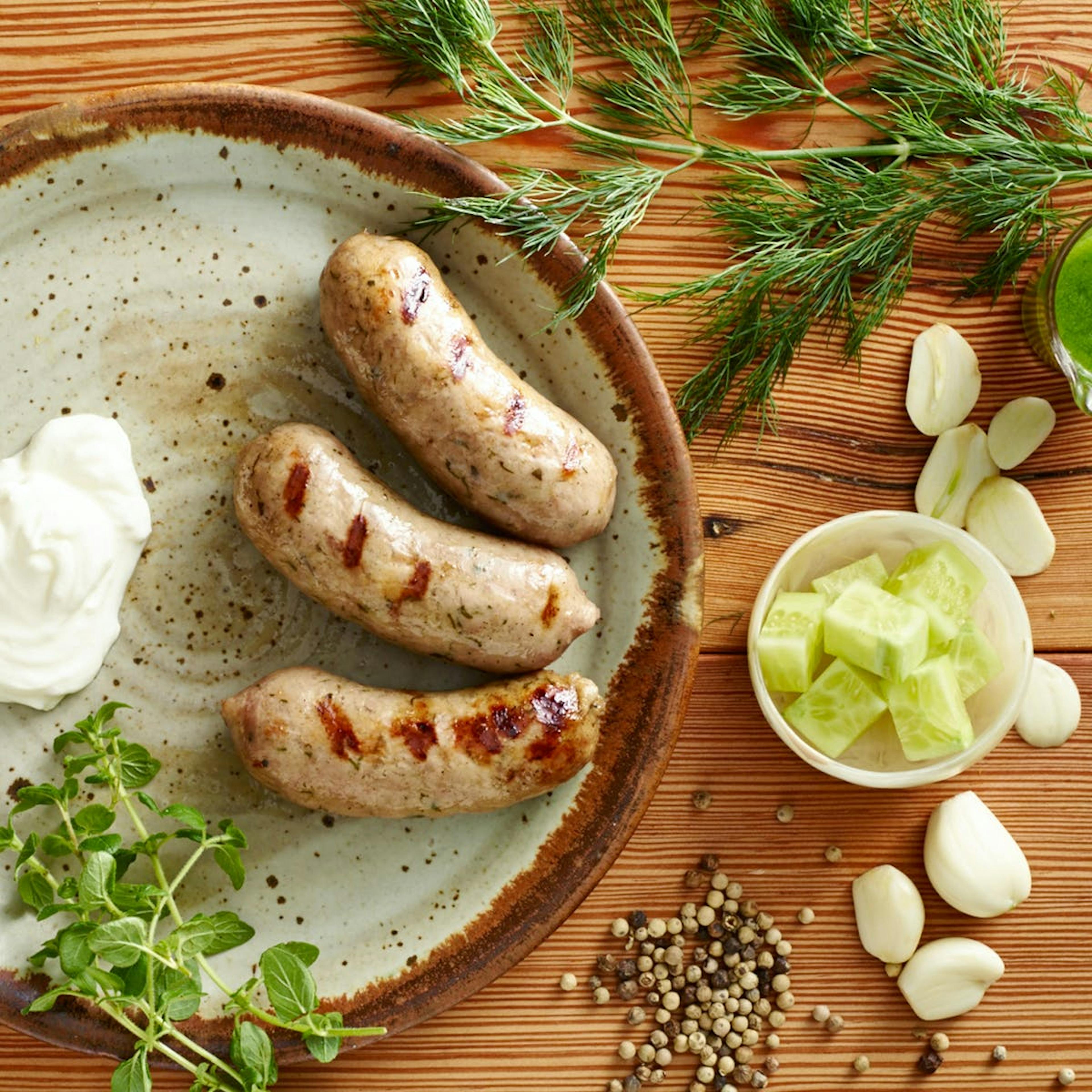 Tzaziki Sausage Box by Catskill Food Company