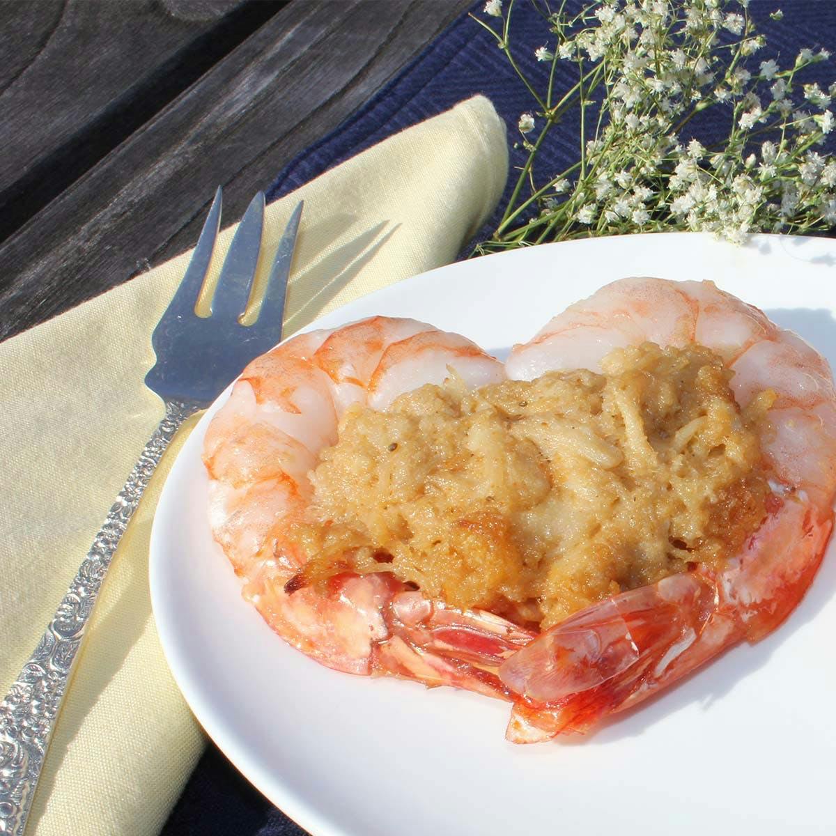 Crab Stuffed "Heart" Shaped Shrimp by Angelina's Crab Cakes - Alternate image 1
