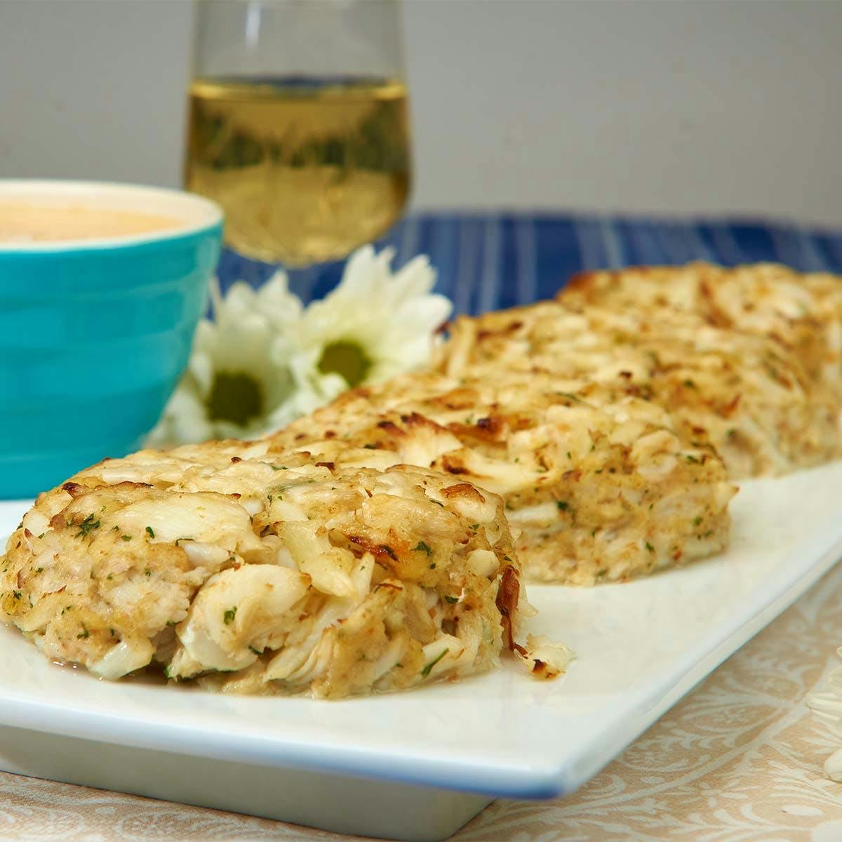 Jumbo Lump Crab Cakes - 4 Oz. Size by Angelina's of Maryland - Goldbelly