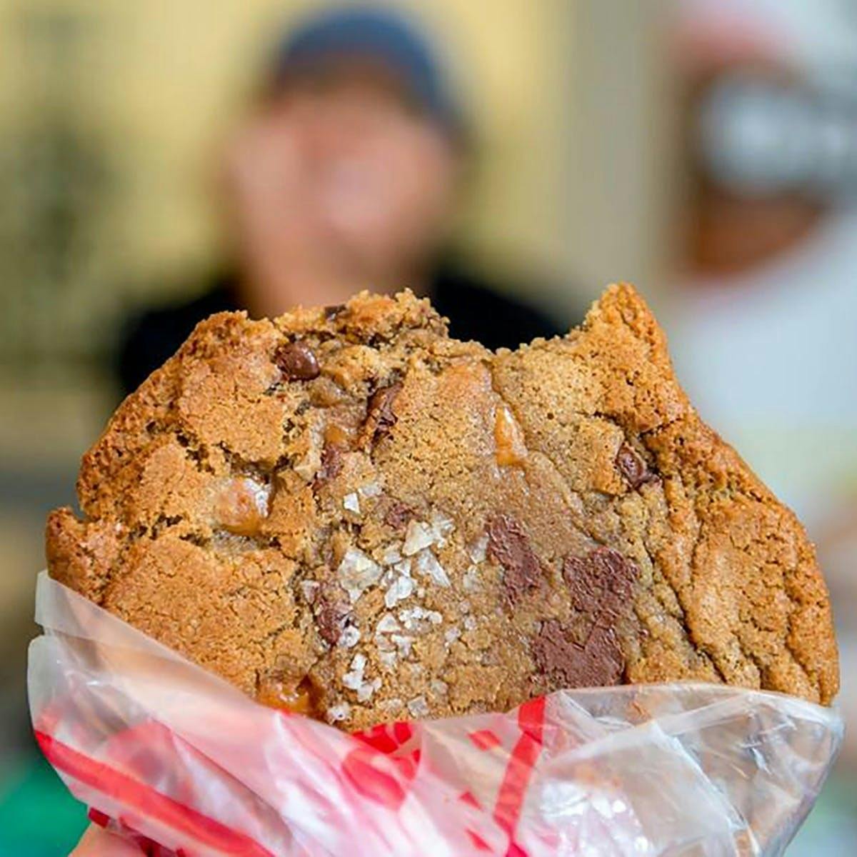 GIANT Sea Salt Caramel Chocolate Chip Cookies - 10 Pack by T-Rex Cookie Company - Alternate image 7