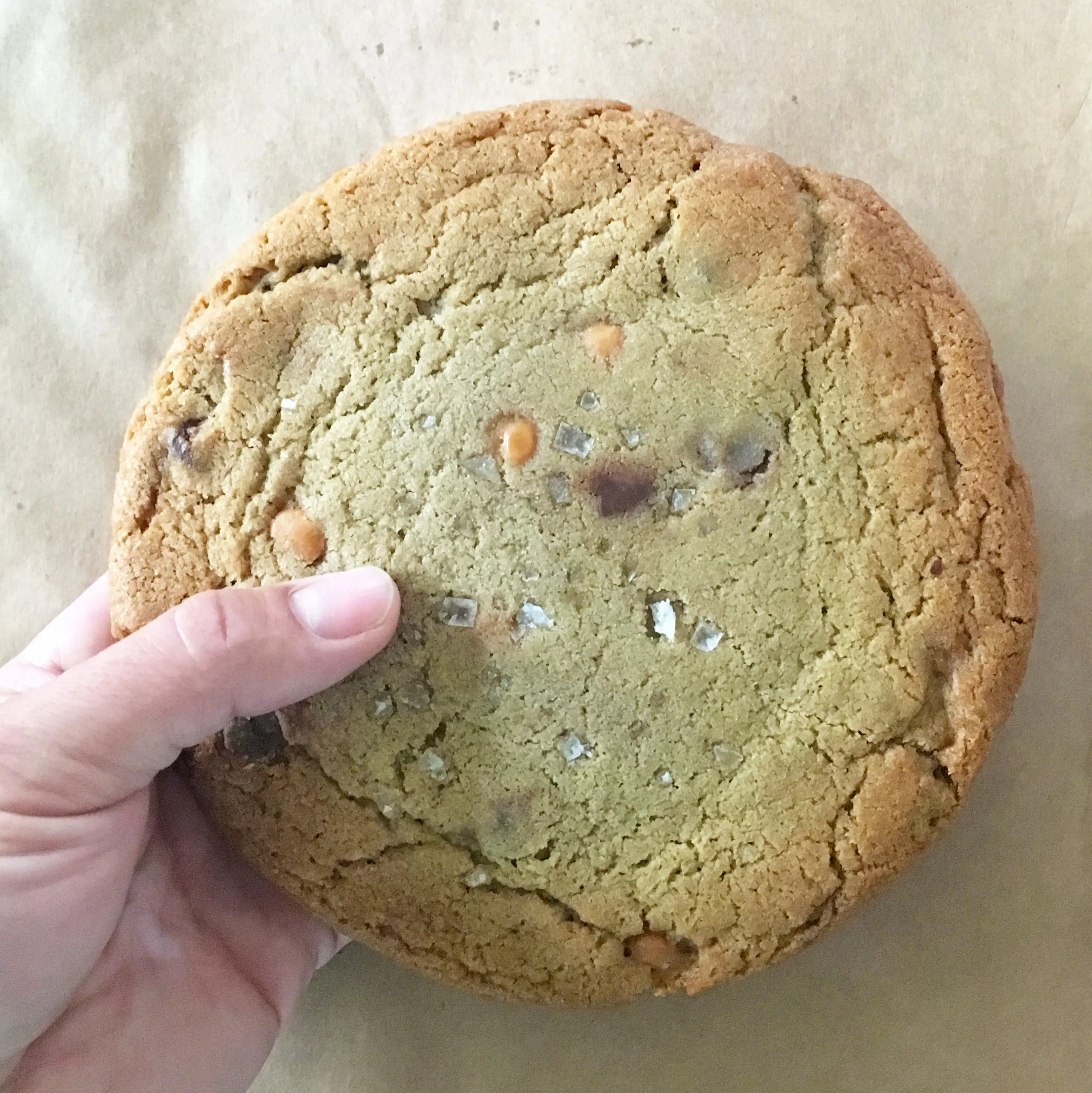 Giant Sea Salt Caramel Chocolate Chip Cookies - 5 Pack