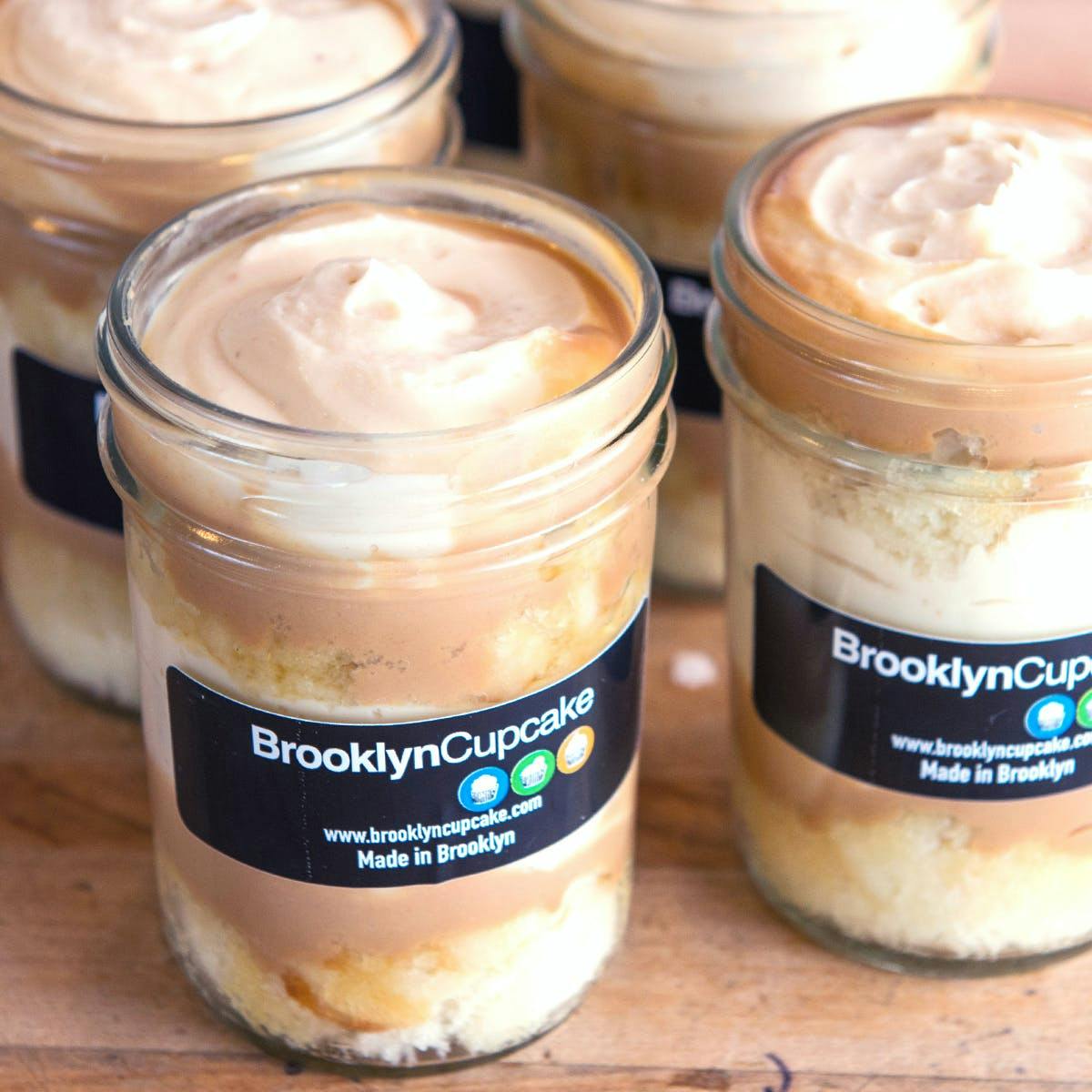 Vanilla FlanCocho Jars - 6 Pack by Brooklyn Cupcake - Alternate image 1