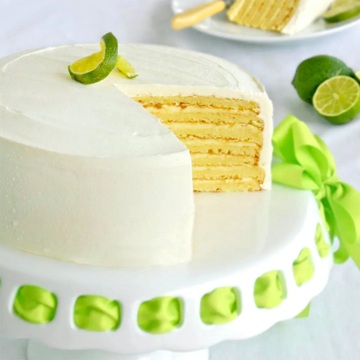 7-Layer Key Lime Cake by Caroline's Cakes