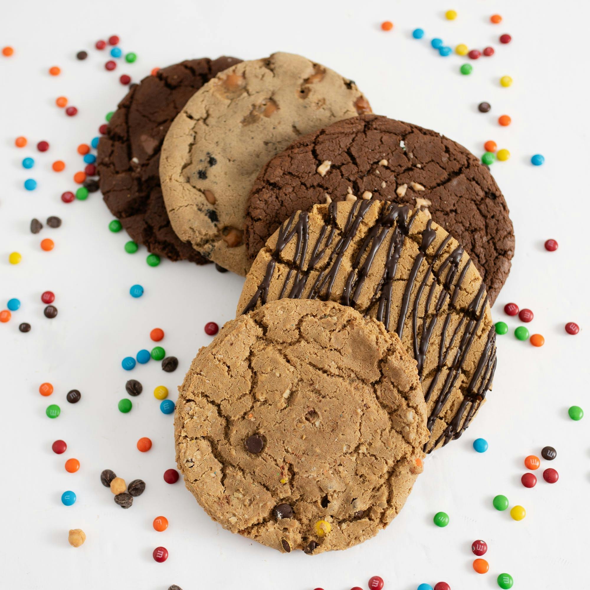 Baker's Choice GIANT Cookies - 5 Pack by T-Rex Cookie Company - Alternate image 1