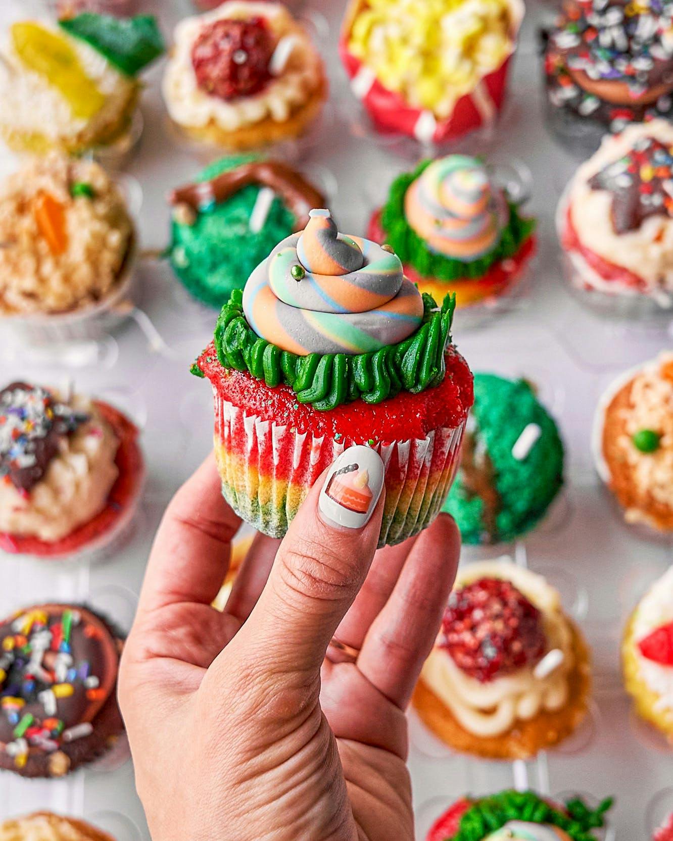 April Fools Day Cupcake Box by Nadia Cakes - Alternate image 1