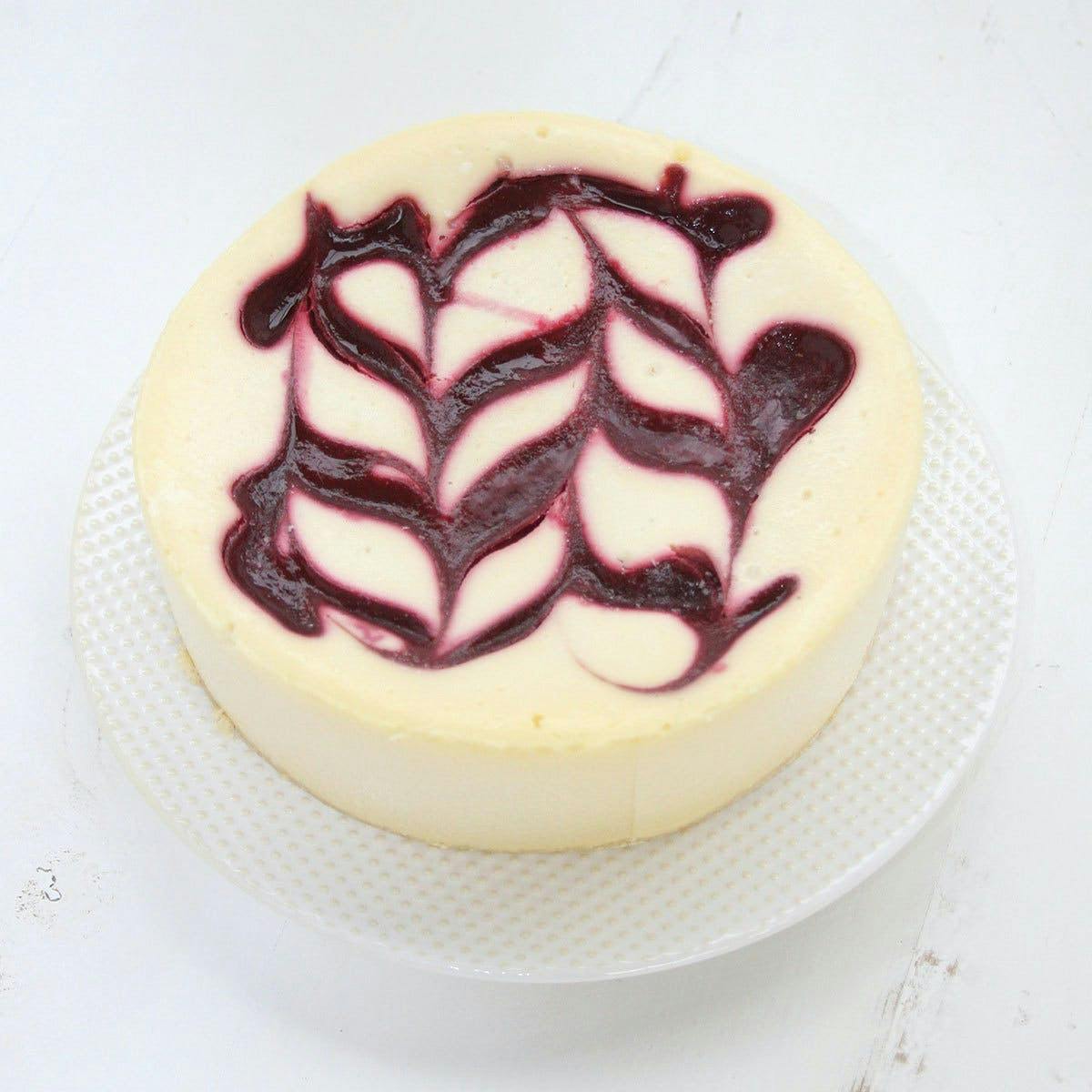 Raspberry Ripple Cheesecake - 6" by The Nuns of New Skete - Alternate image 1