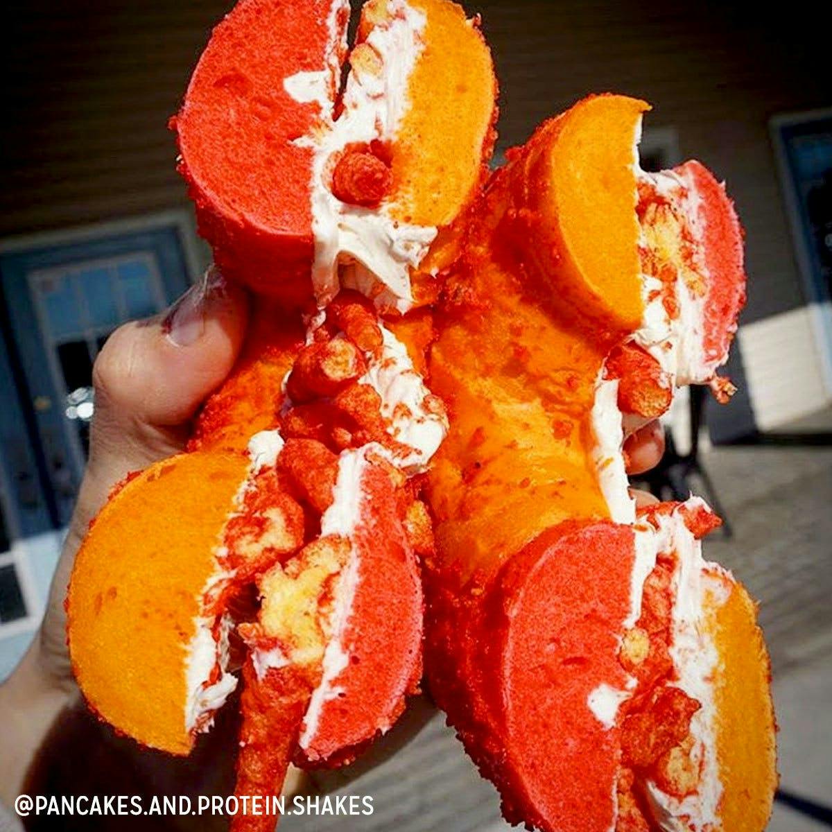 Hot Cheetos With Cream Cheese