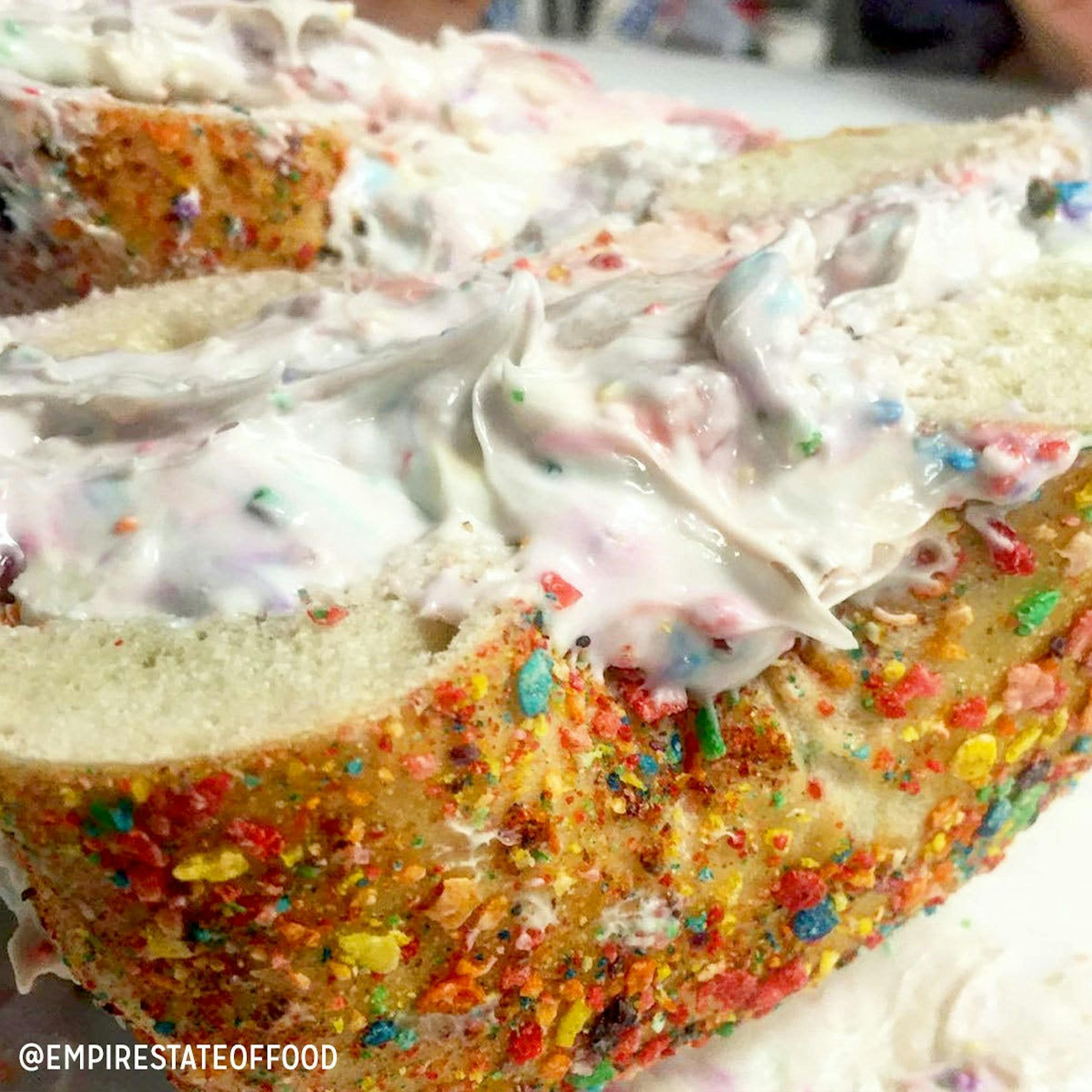 Overloaded Fruity Pebbles Bagel + Cream Cheese by The Bagel Nook - Alternate image 1