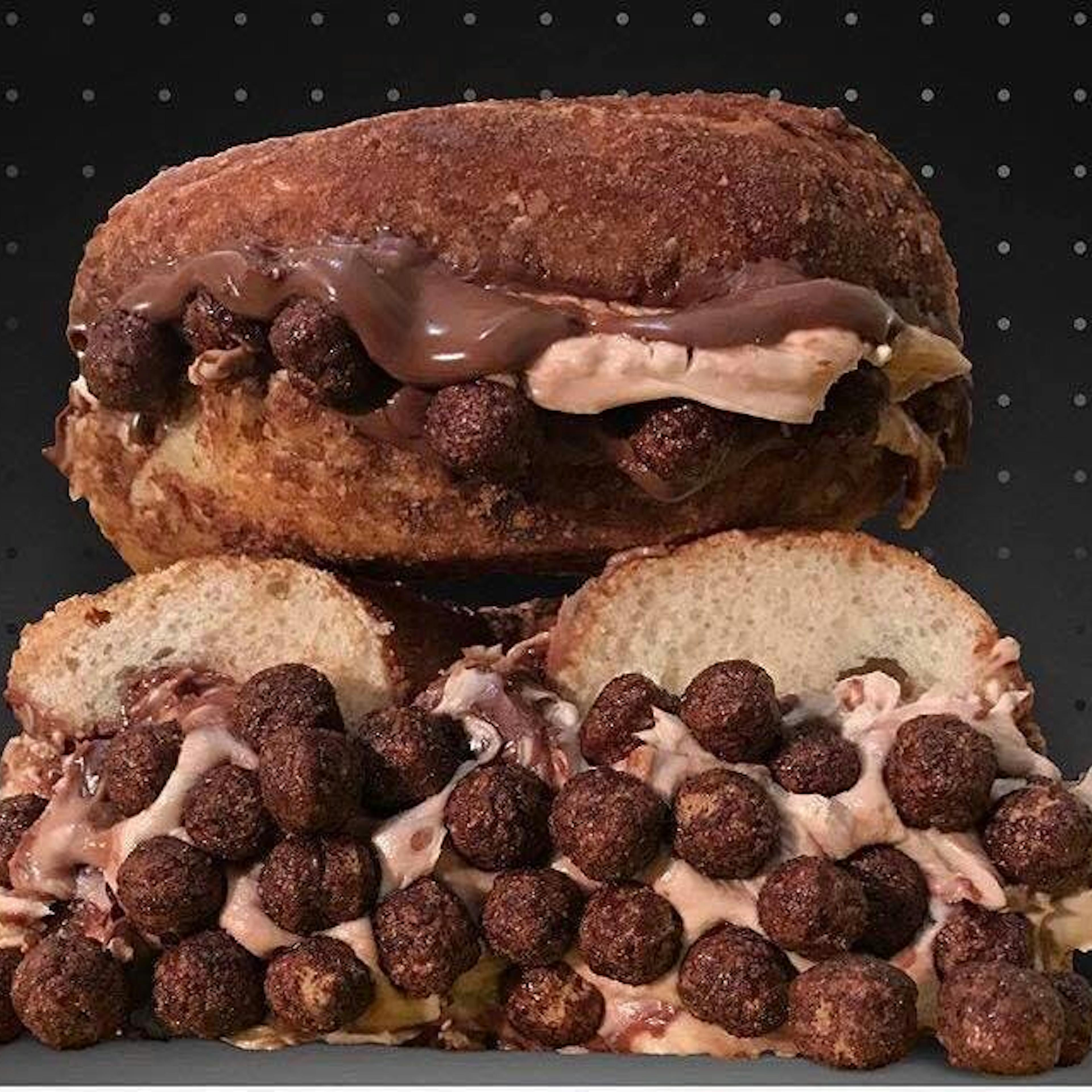 Overloaded Cocoa Puffs Bagels + Cream Cheese by The Bagel Nook - Alternate image 1
