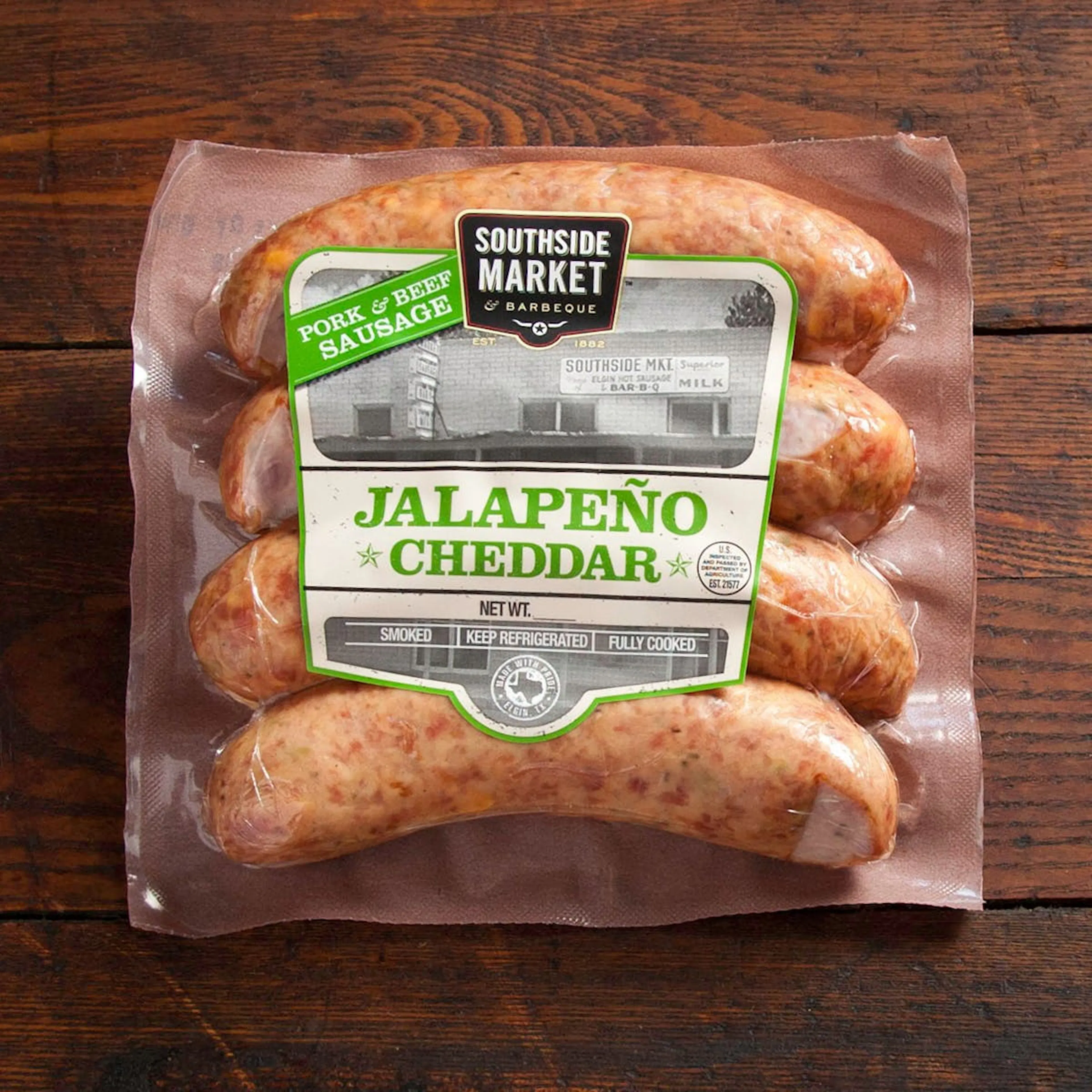 Jalapeño Cheddar Smoked Sausage by Southside Market & Barbeque - Alternate image 1