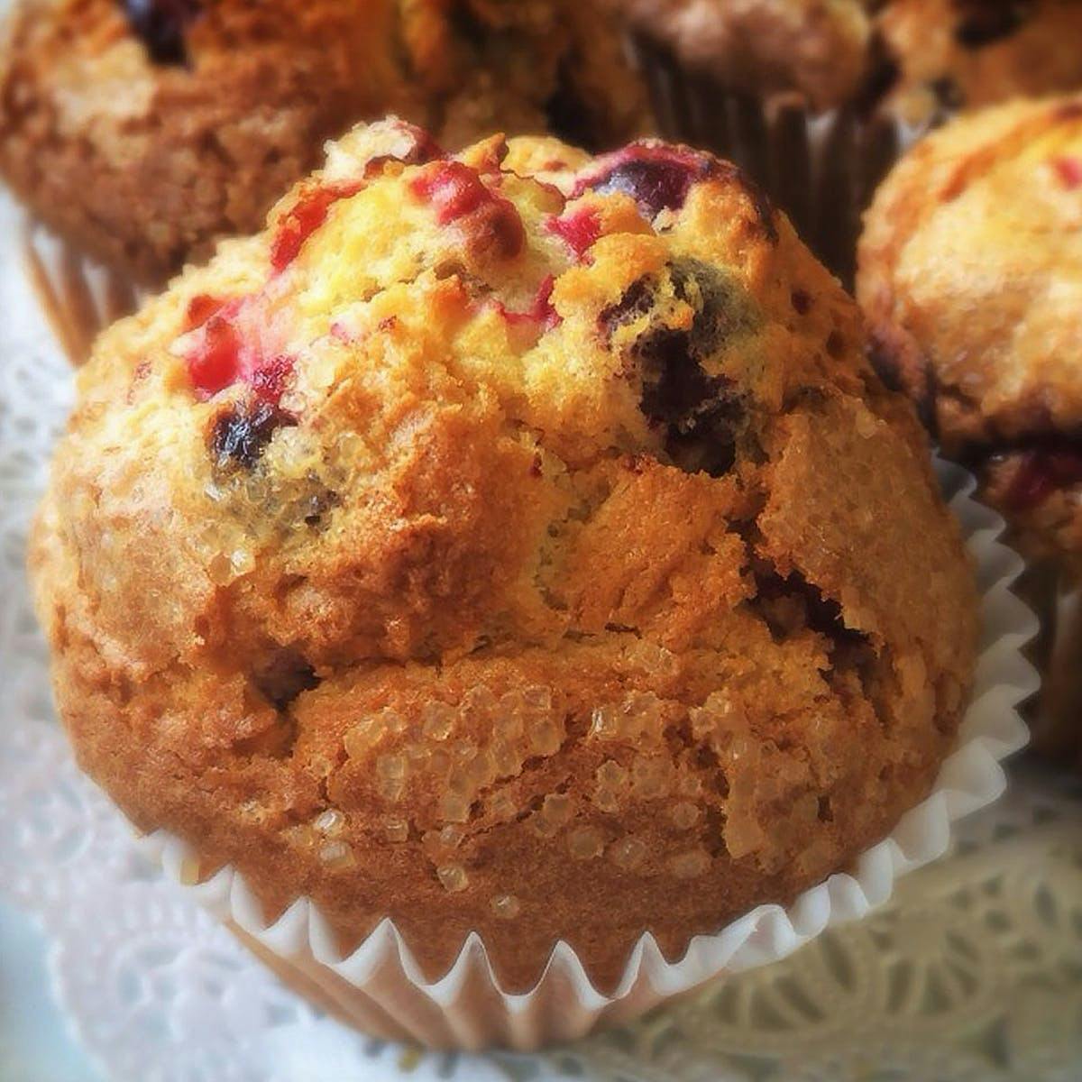 Cranberry Orange & Walnut Muffins by Red Truck Bakery Goldbelly