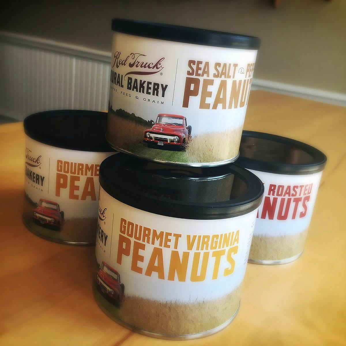 Red Truck Peanuts 4-pack Assorted by Red Truck Bakery