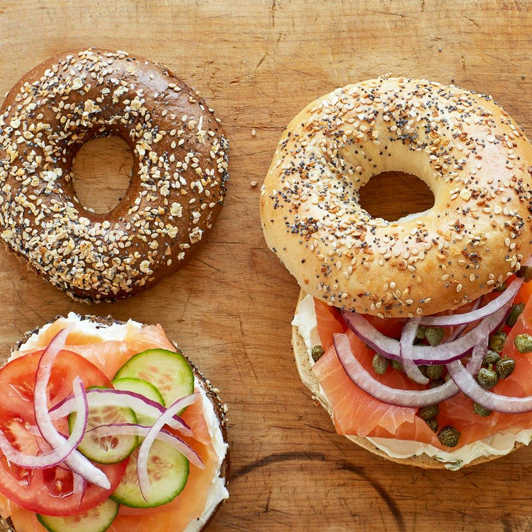Bagels, Cream Cheese & Nova Scotia Salmon - Two Dozen by H&H Bagels - Alternate image 2