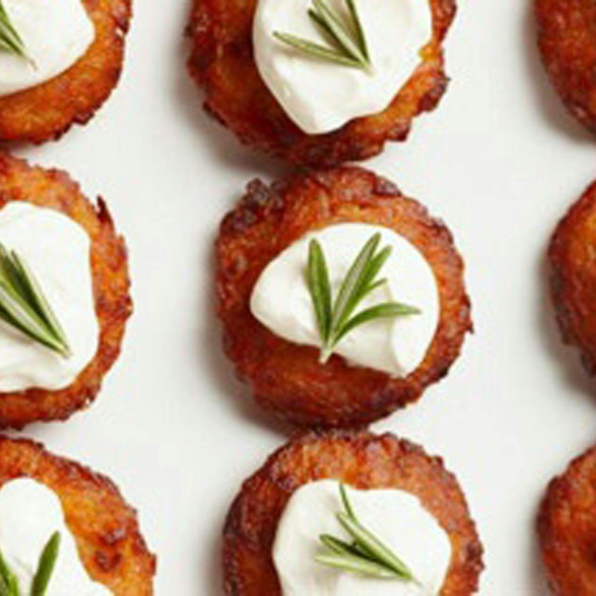 Bite Sized Gluten Free Sweet Potato Latkes - 48 Pack by Linda's Gourmet Latkes