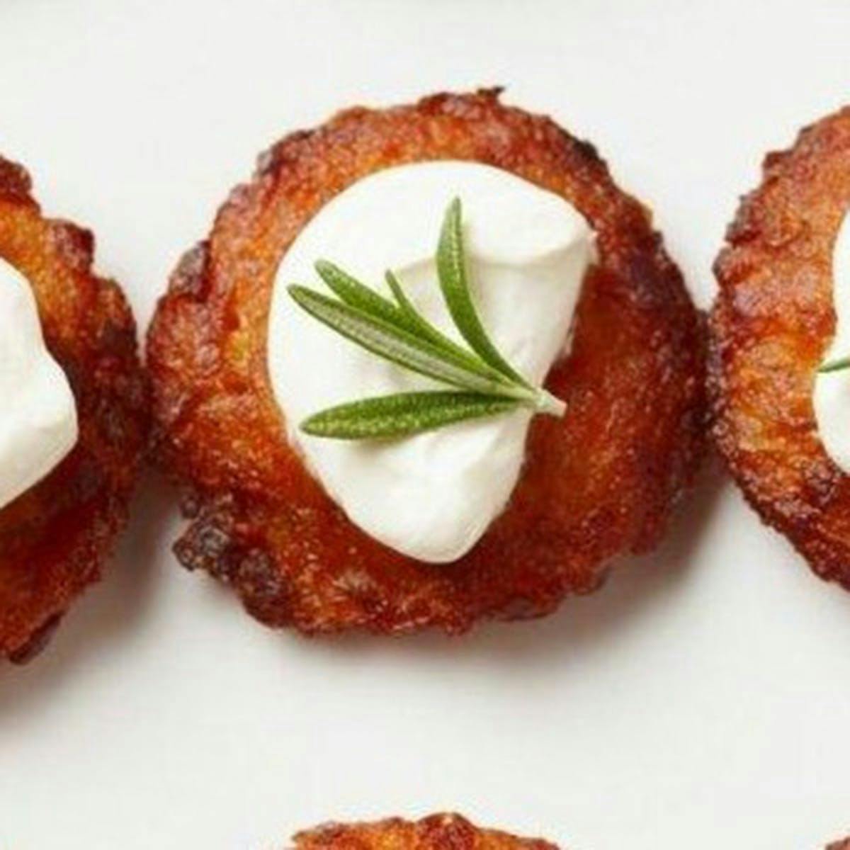 Bite Sized Gluten Free Sweet Potato Latkes - 48 Pack by Linda's Gourmet Latkes - Alternate image 1