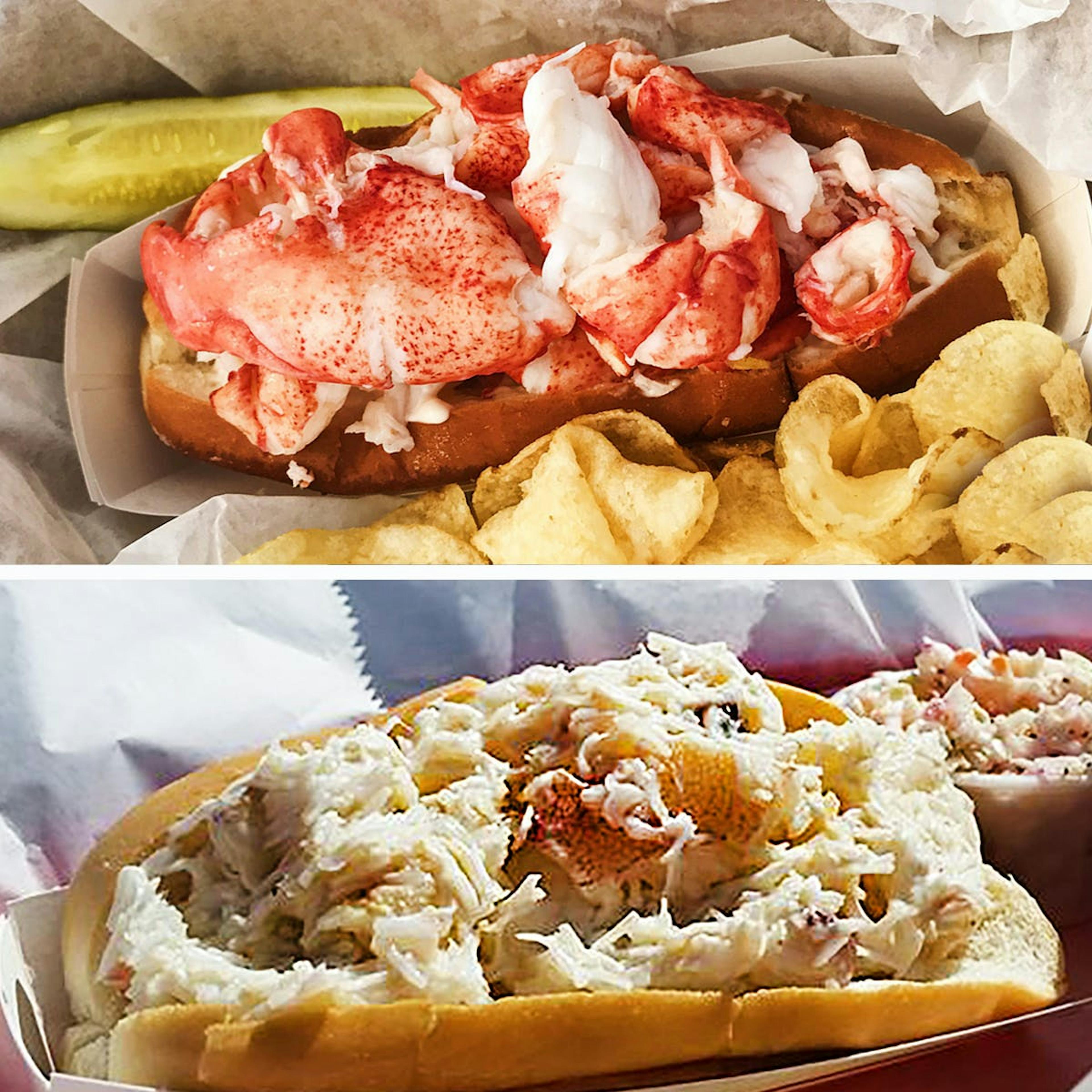 Maine Lobster Roll + Crab Roll Kit by McLoons Lobster Shack
