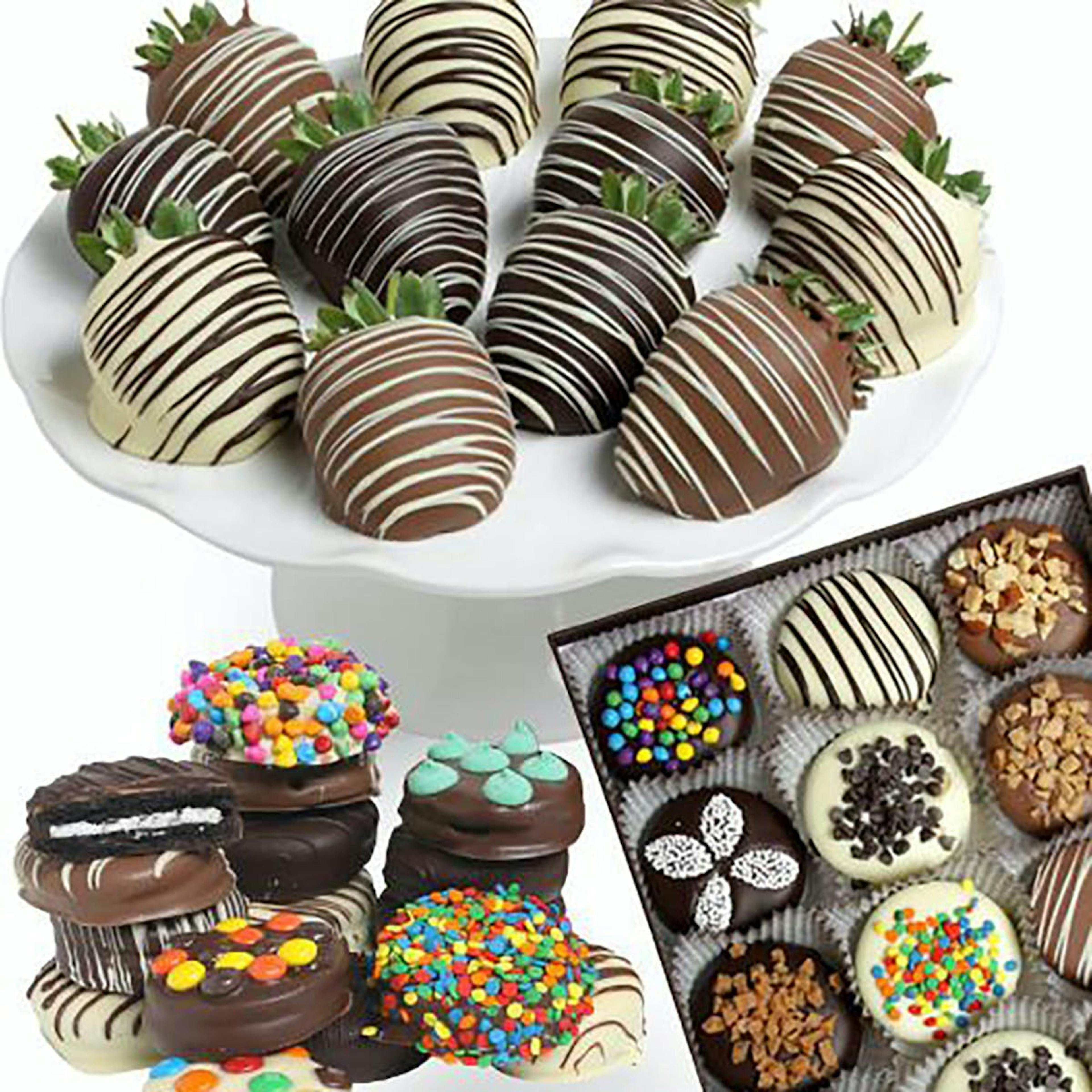 Belgian Chocolate Covered Berries & Ultimate Sandwich Cookies by The Chocolate Covered Co.