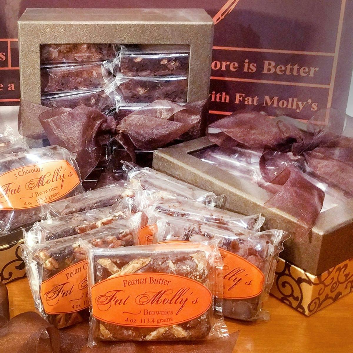 Choose Your Own Brownies - 1 Dozen by Fat Molly's Brownies - Alternate image 1