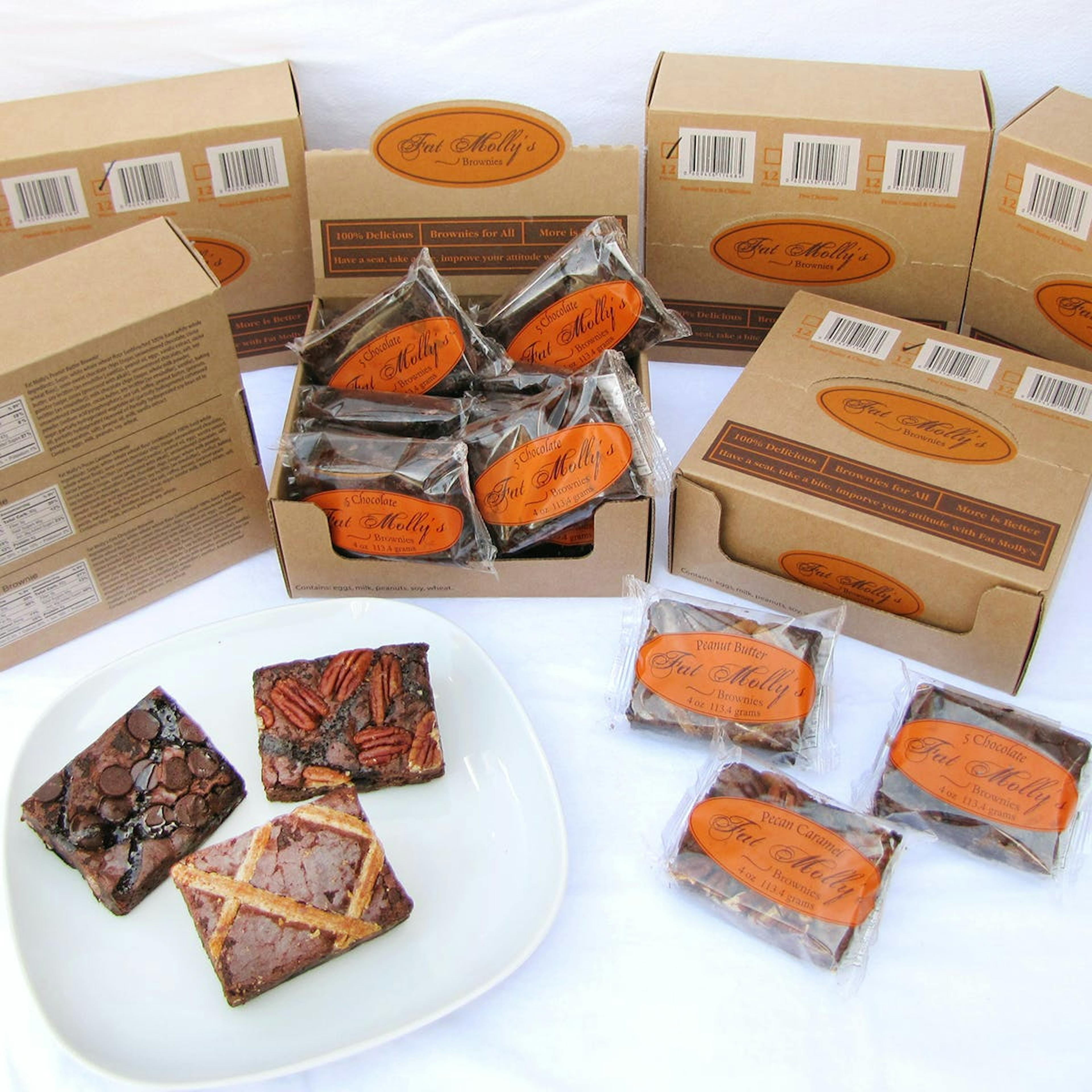 Choose Your Own Brownies - 2 Dozen by Fat Molly's Brownies - Alternate image 1