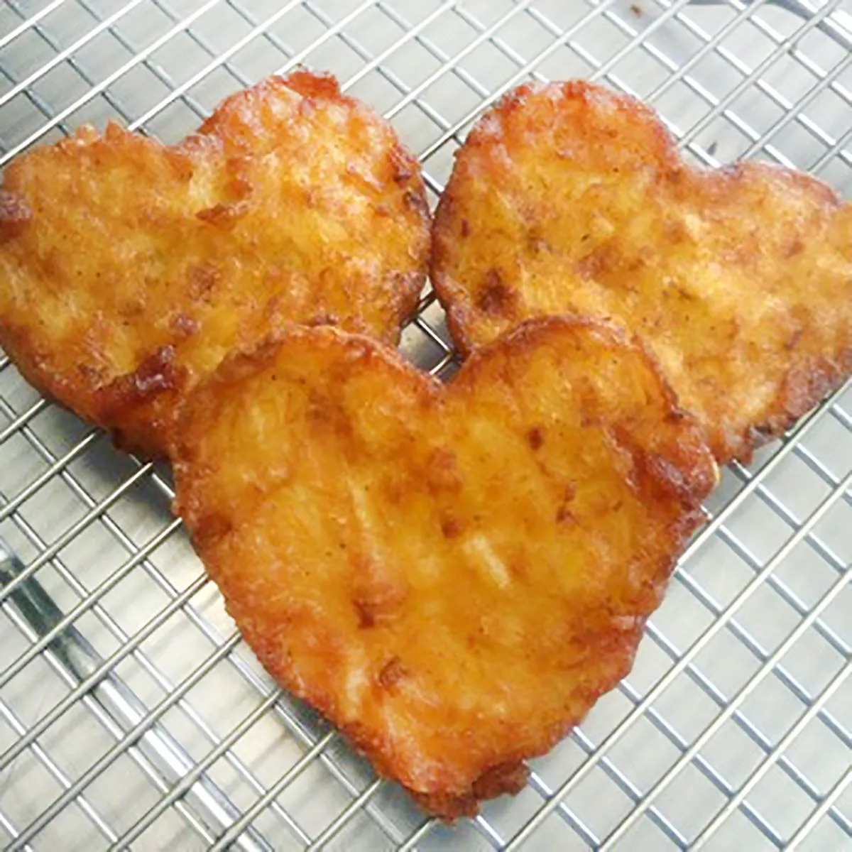 Linda's Gourmet Latkes - Large Heart Shaped Original Potato Latke - 20 Pack