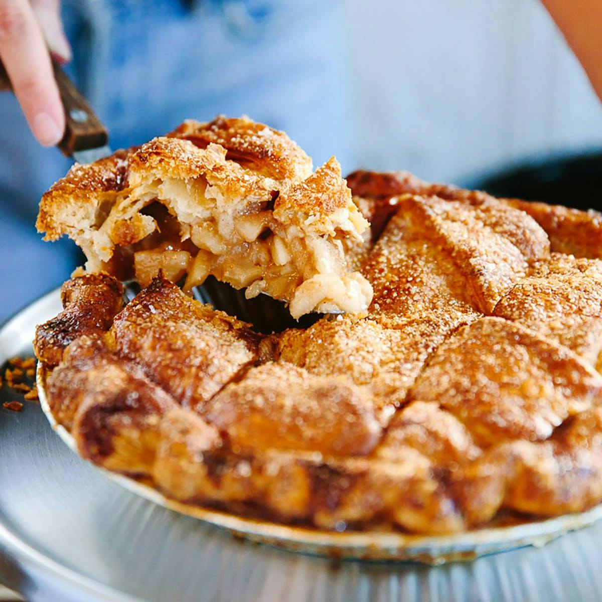 Signature Salted Caramel Apple Pie by Four & Twenty Blackbirds