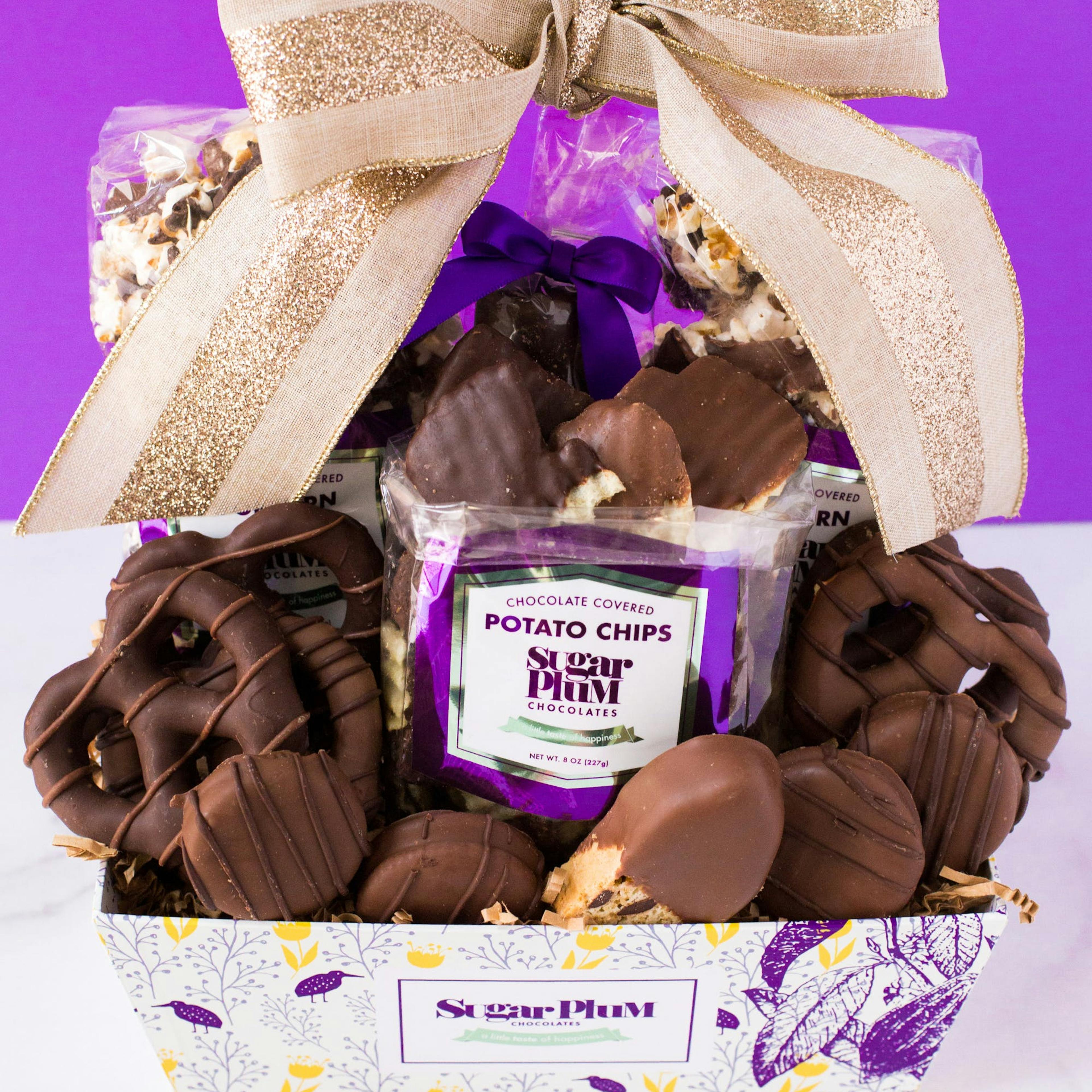 Chocolate Mountain Gift Tray by Sugar Plum - Alternate image 1
