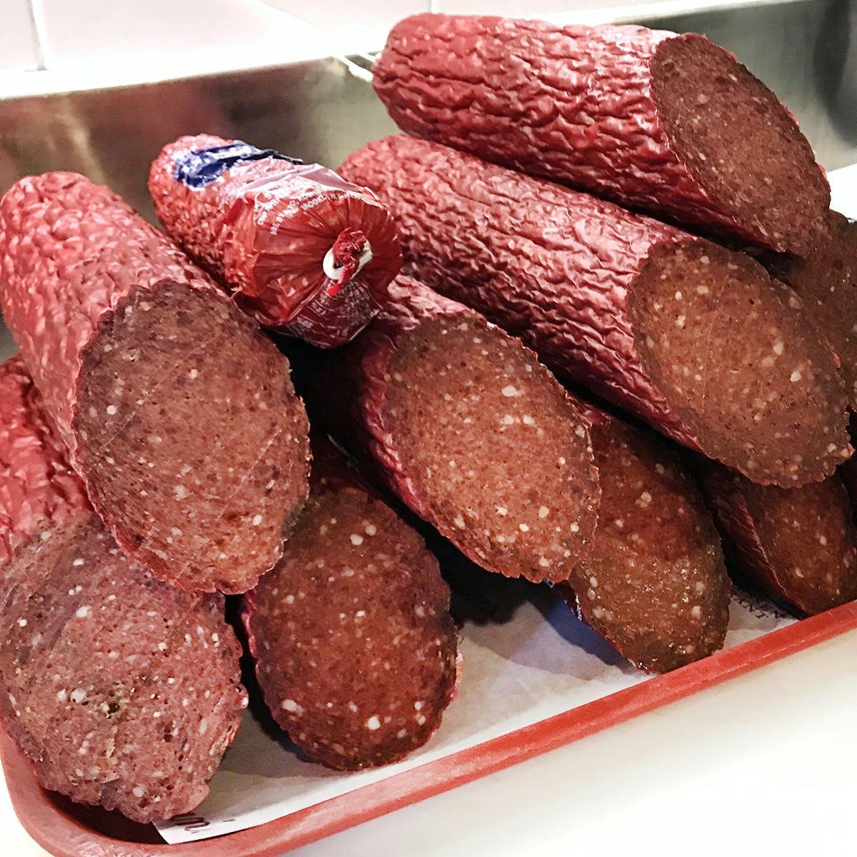 Hard Salami Sliced By Liebman S Kosher Deli Goldbelly   Hard Salami.5d61cf2e8ef35b3ed022e4ee5c68f448 