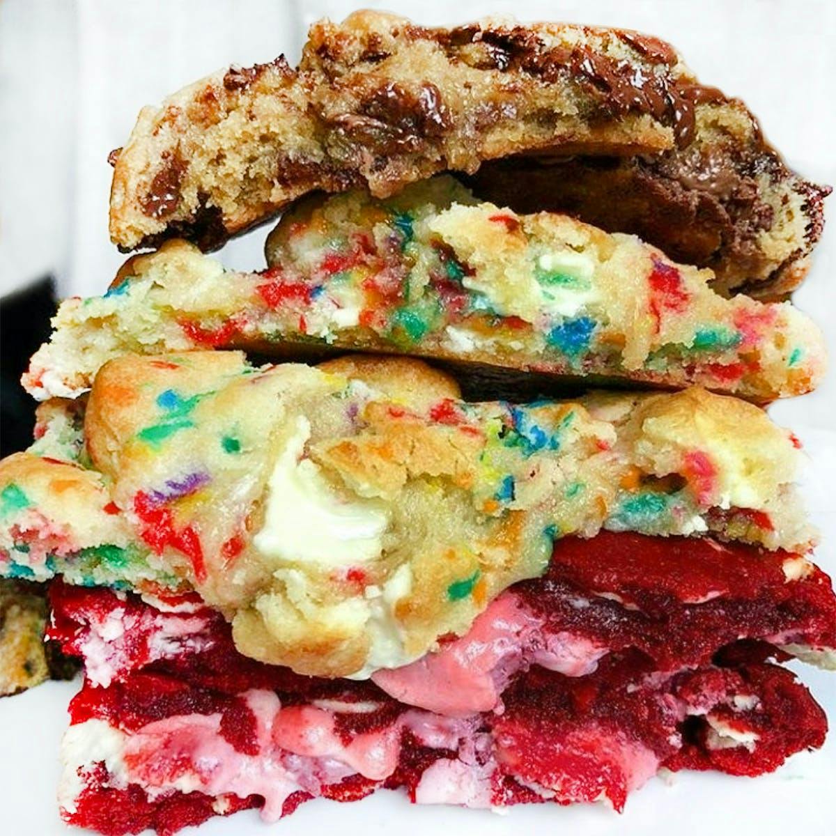 Choose Your Own Dozen Jumbo Cookies by Gooey on the Inside