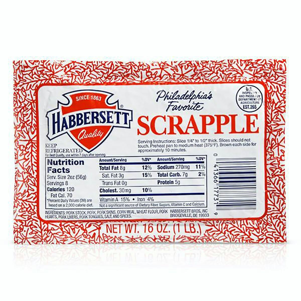 Habbersett Scrapple - 6 Pack by Habbersett Scrapple - Alternate image 2