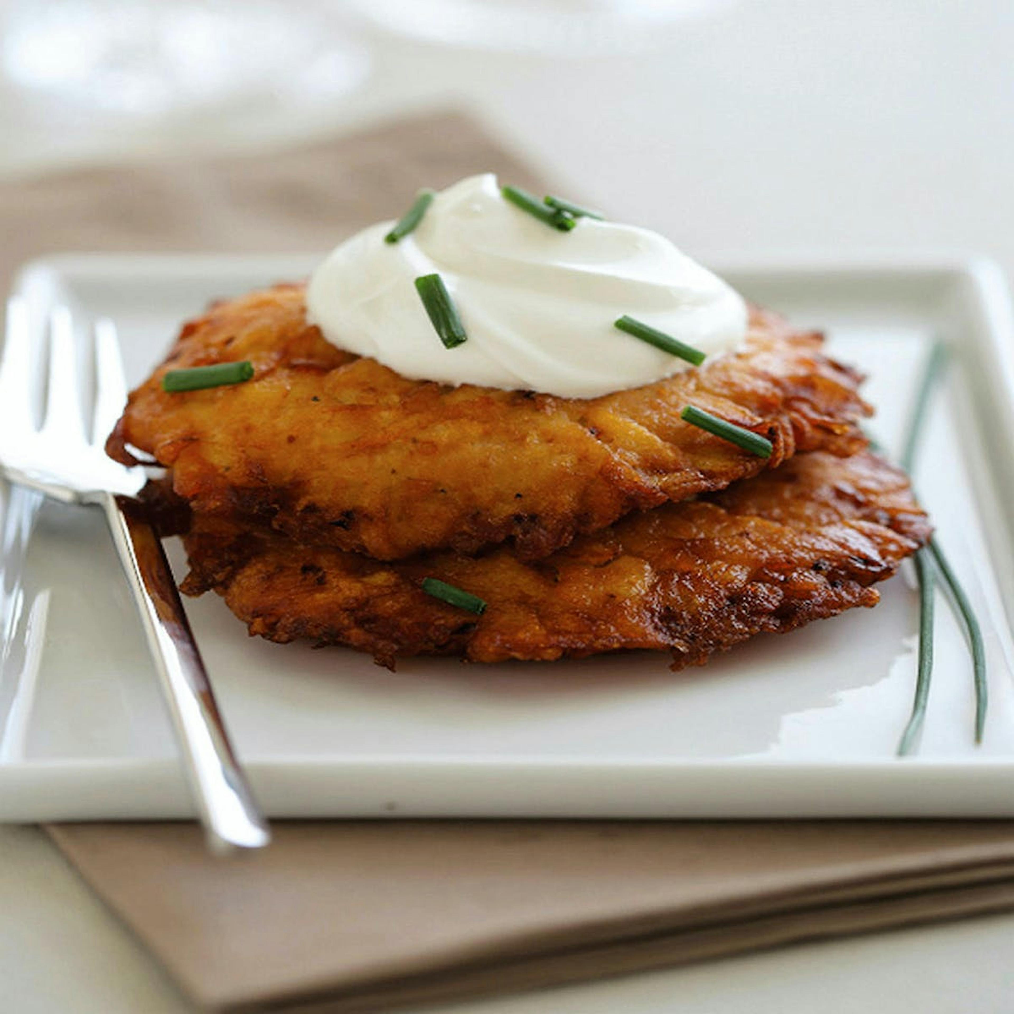 Large Green Onion Latkes by Linda's Gourmet Latkes