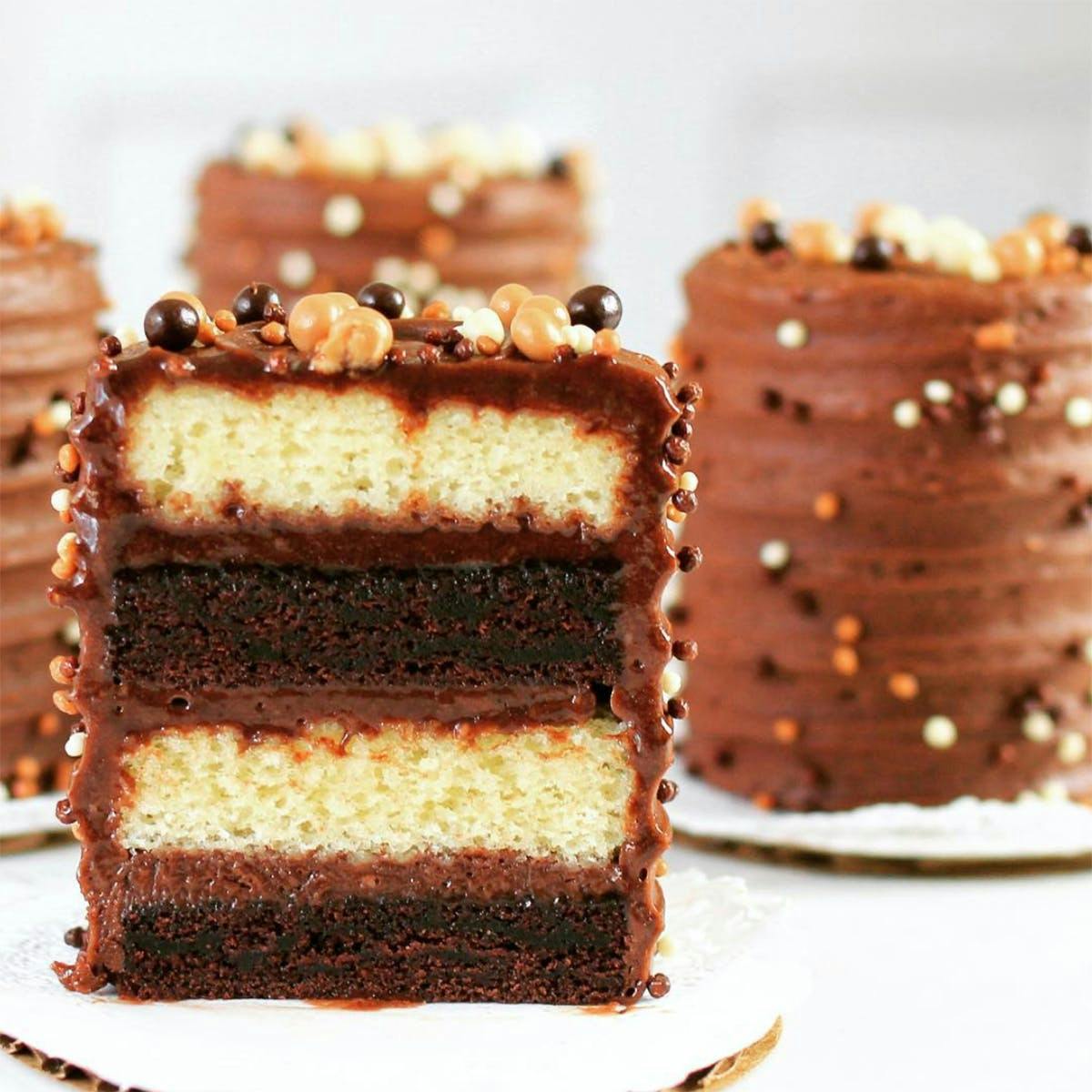 Choose Your Own Mini Cakes Gift Box - 12 Pack by Cake Monkey Bakery - Alternate image 4