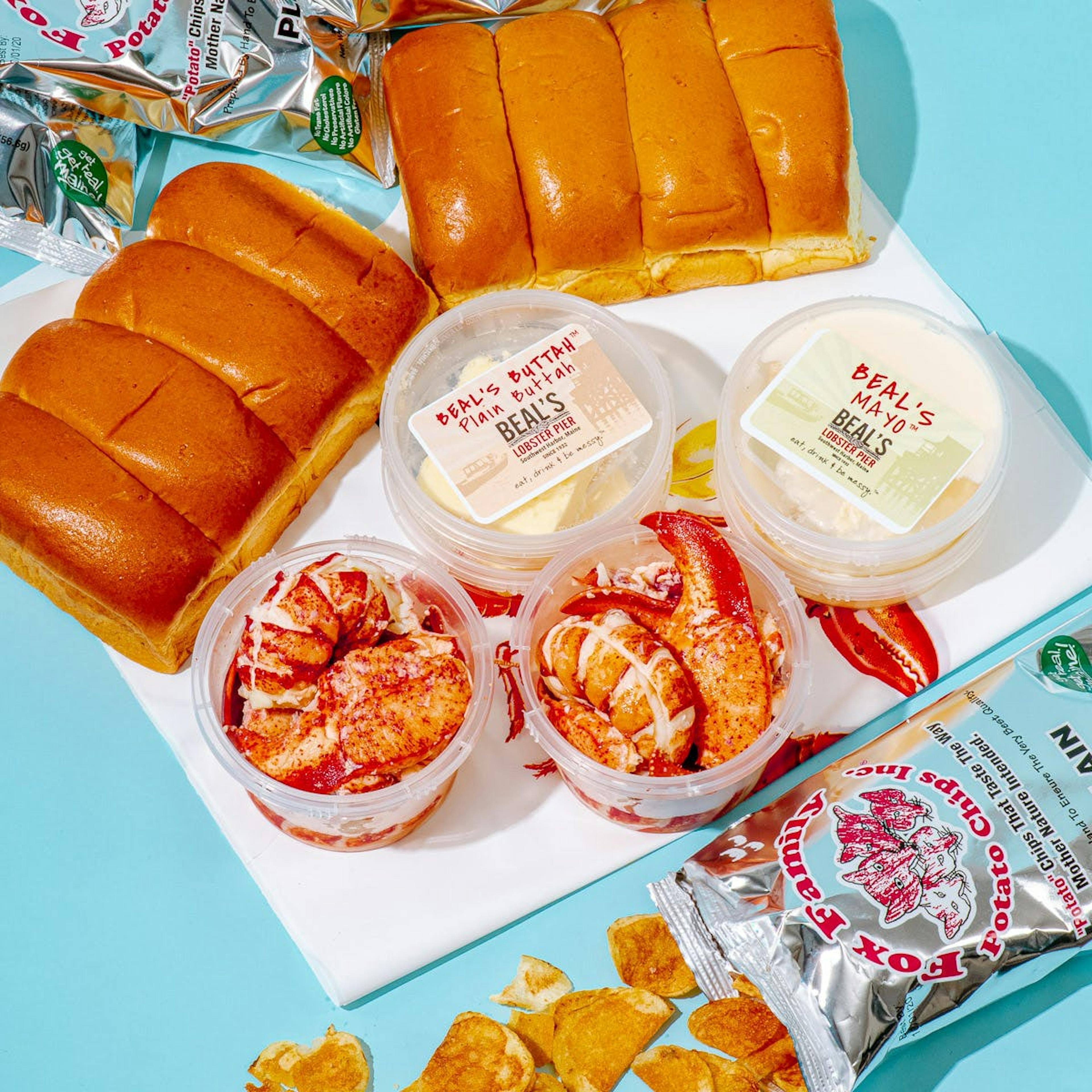 Beal's Famous Lobster Roll Kit - 8 Rolls by Beal's Lobster Pier - Alternate image 2