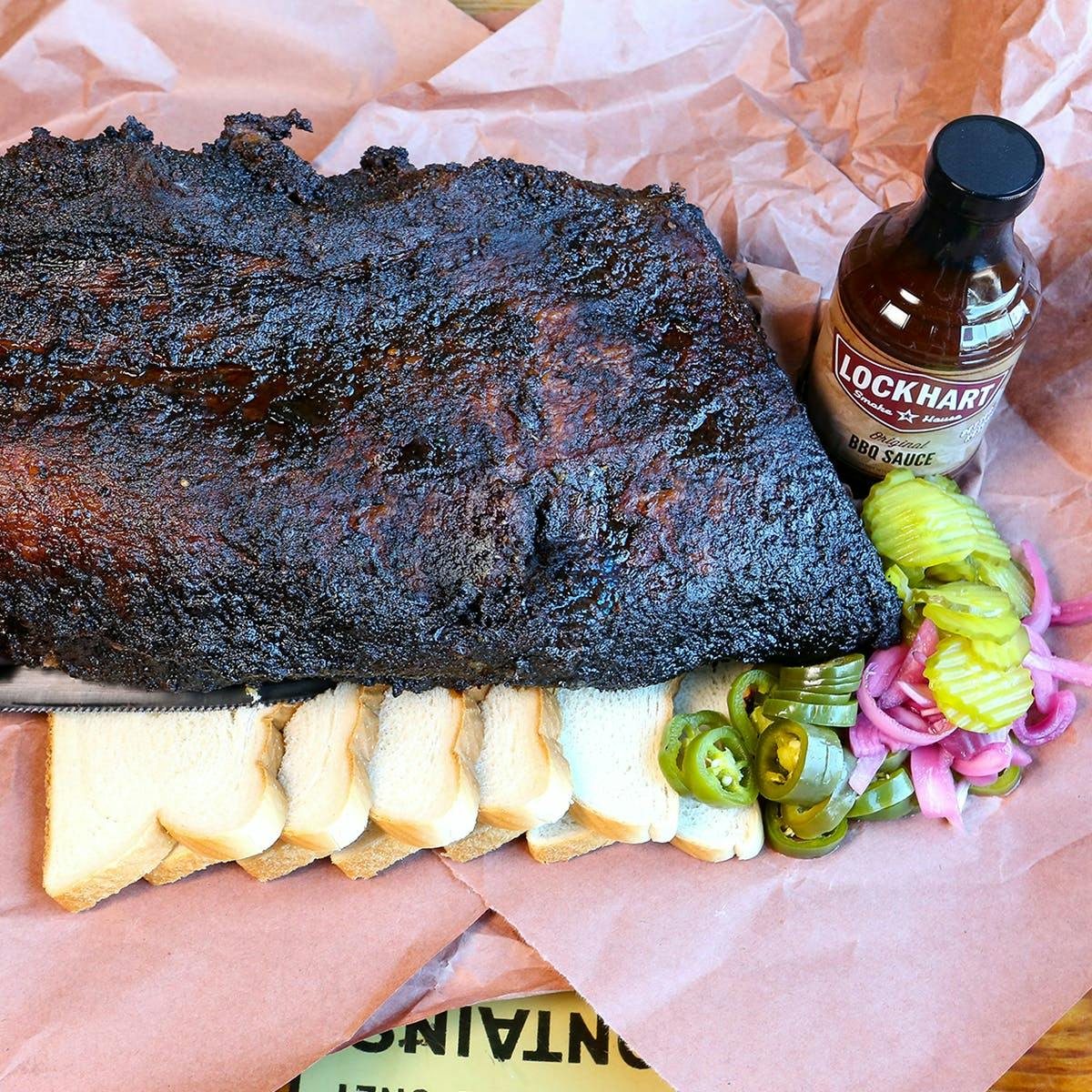 Texas BBQ Sampler - Brisket, Kreuz Sausage & Pit Ham by Lockhart Smokehouse - Alternate image 4