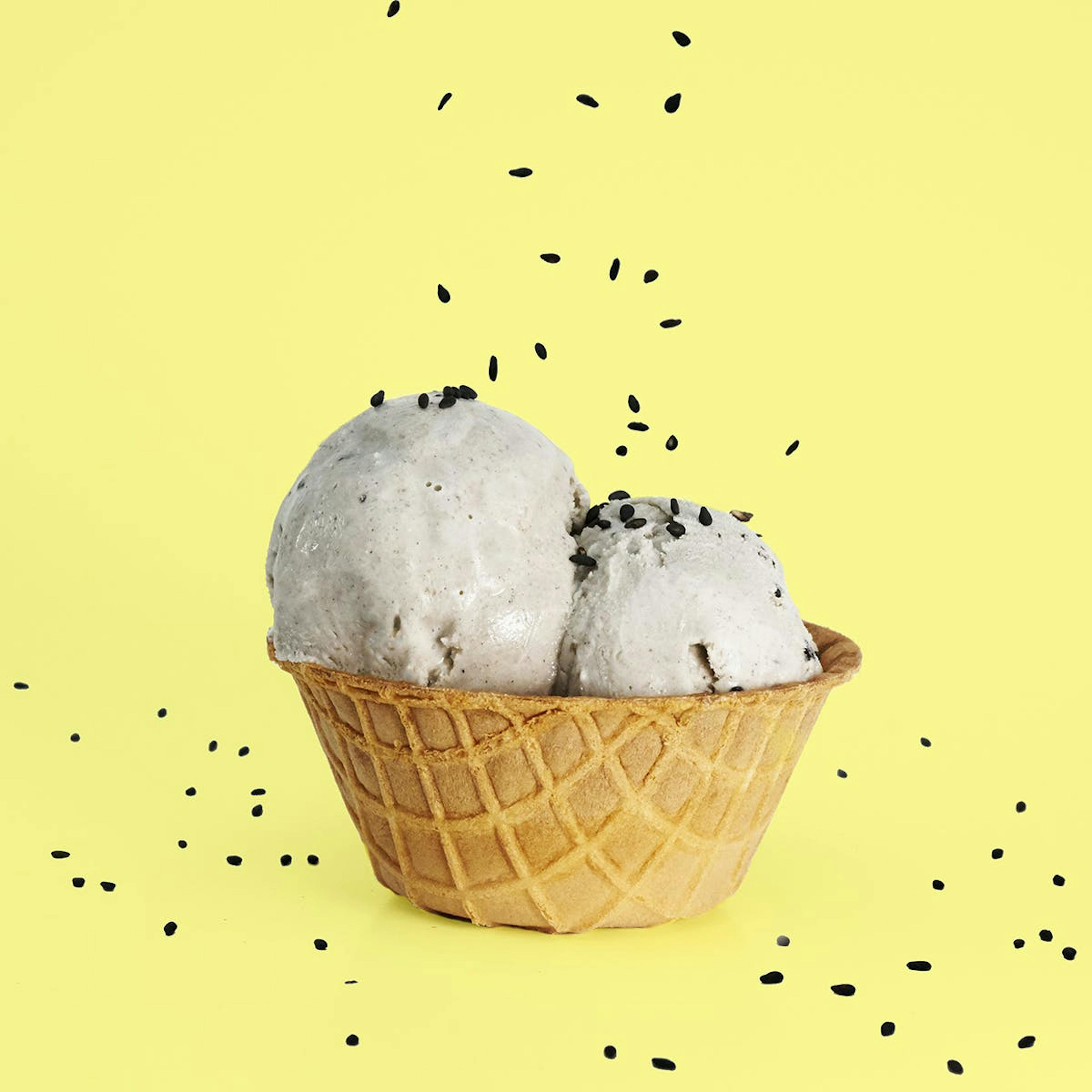 Black Sesame Ice Cream - 6 Pints by Noona's Ice Cream - Alternate image 2