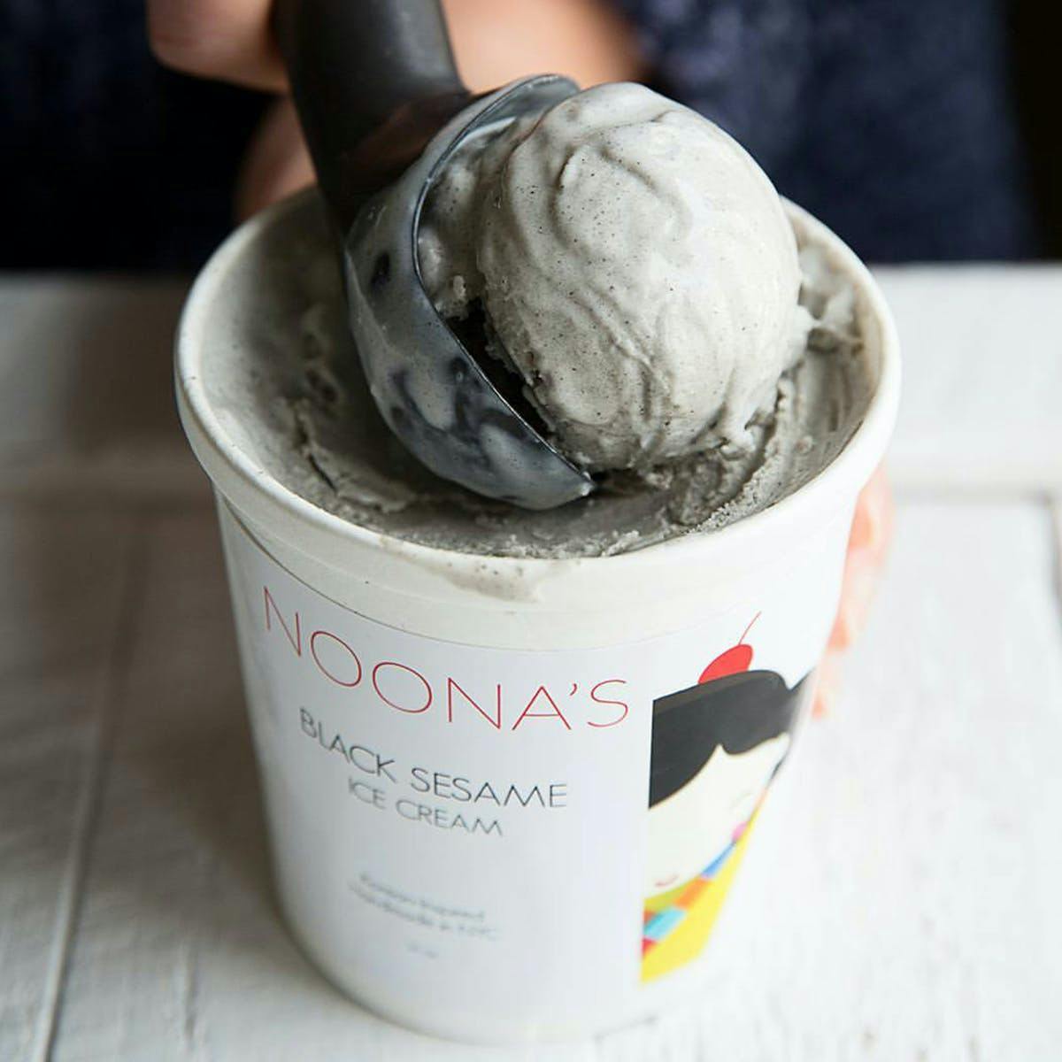 Black Sesame Ice Cream - 6 Pints by Noona's Ice Cream - Alternate image 3