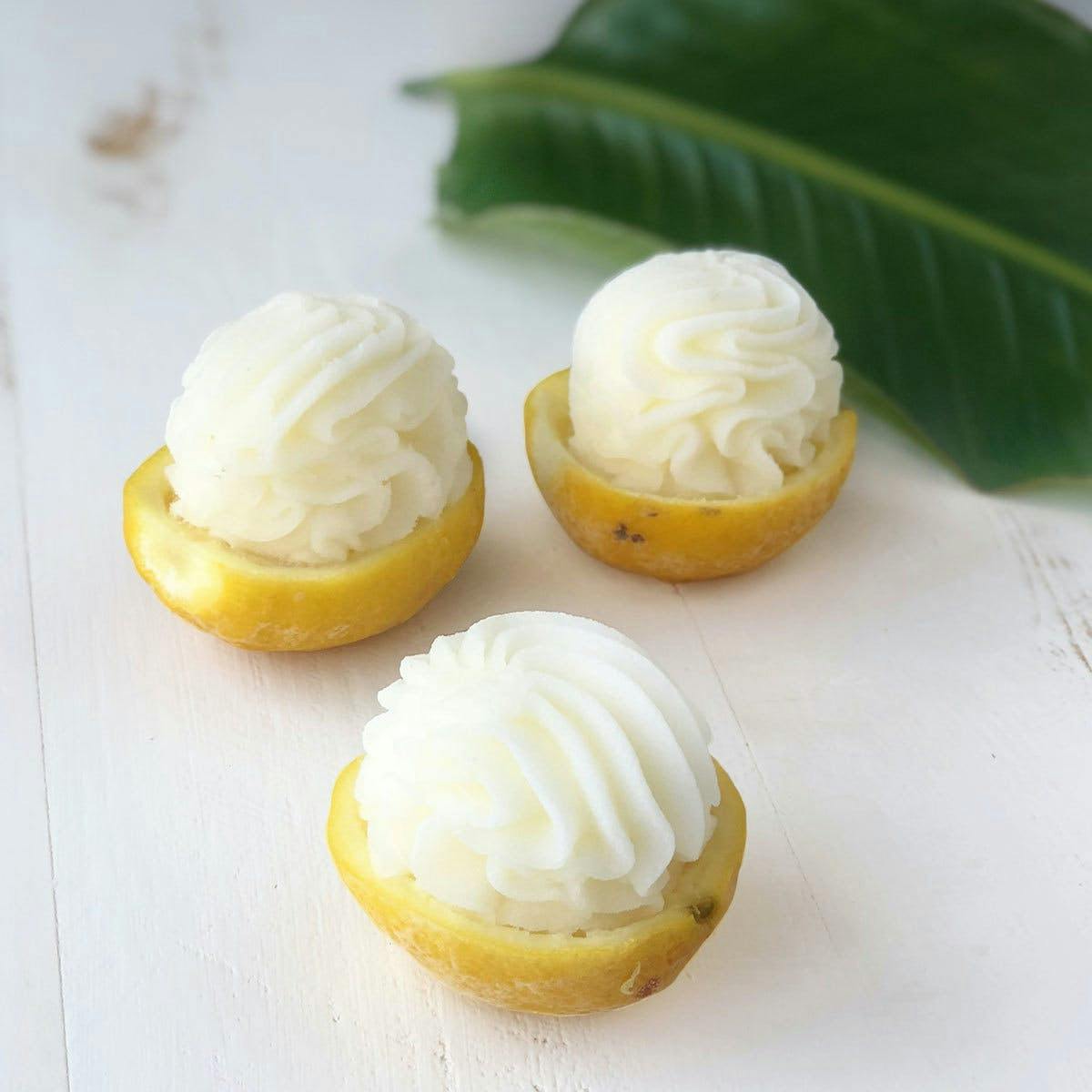 Lemon Sorbet Halves - 12 Pack by Elegant Desserts - Alternate image 1