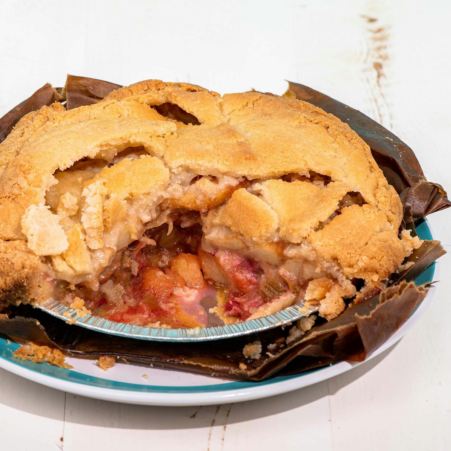 Rhubarb Apple Pie Baked in a Paper Bag® by The Elegant Farmer - Alternate image 2