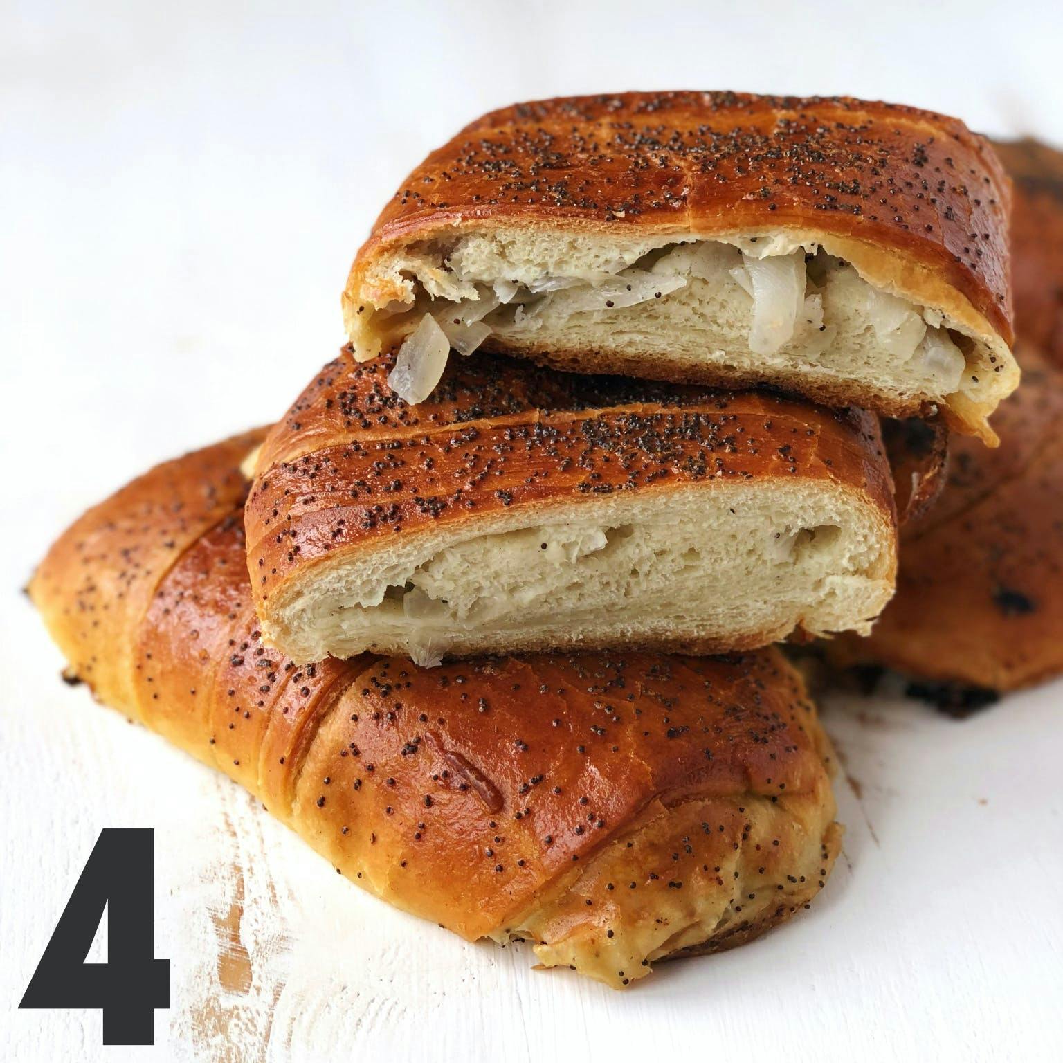 Onion Pockets - 4 pack by Oneg Bakery - Alternate image 1