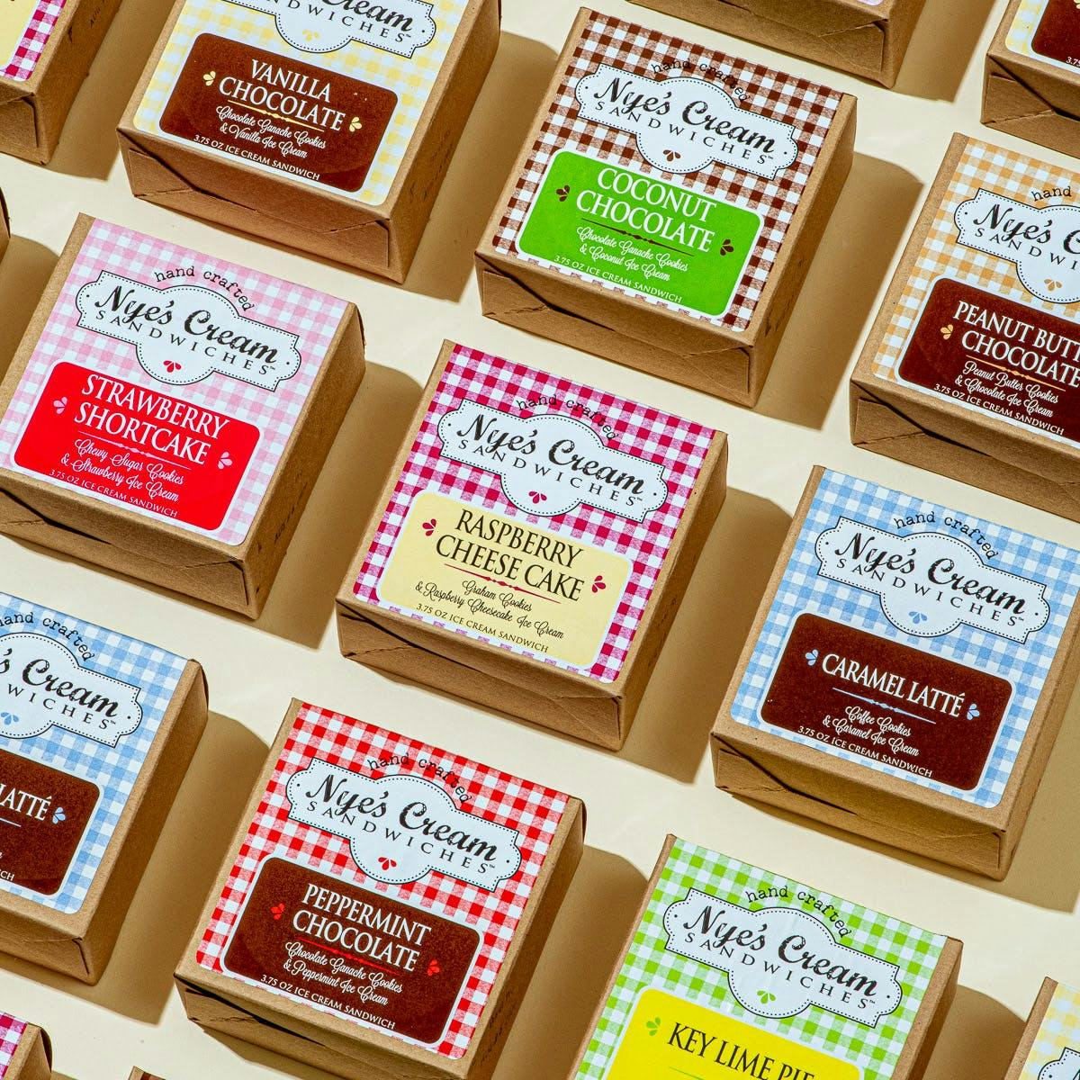 Choose Your Own Ice Cream Sandwich - 8 Pack by Nye's Cream Sandwiches - Alternate image 1