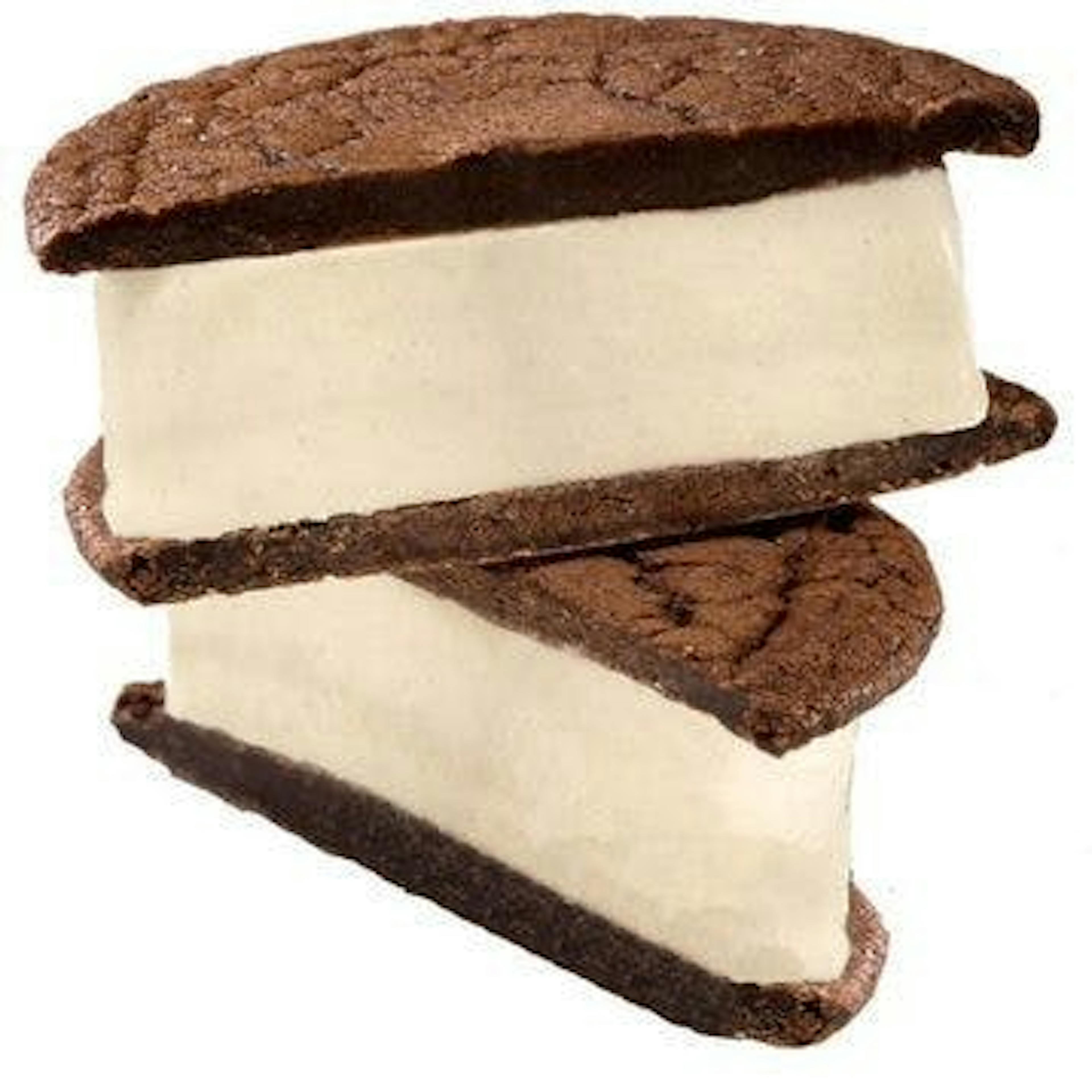 Vanilla Chocolate Ice Cream Sandwich - 8 Pack by Nye's Cream Sandwiches - Alternate image 2